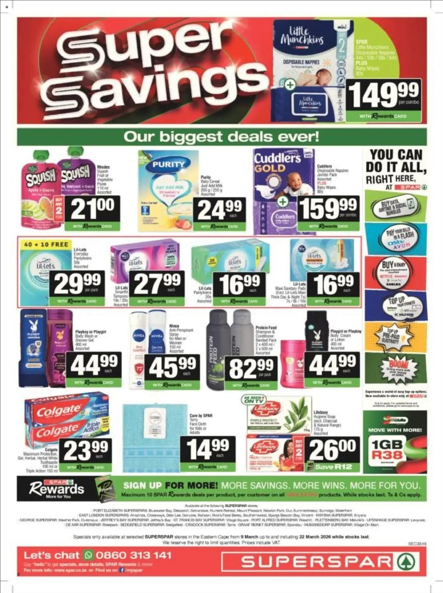 Superspar - Eastern Cape - Weekly Specials (2026-03-09 - 2026-03-22) | 2