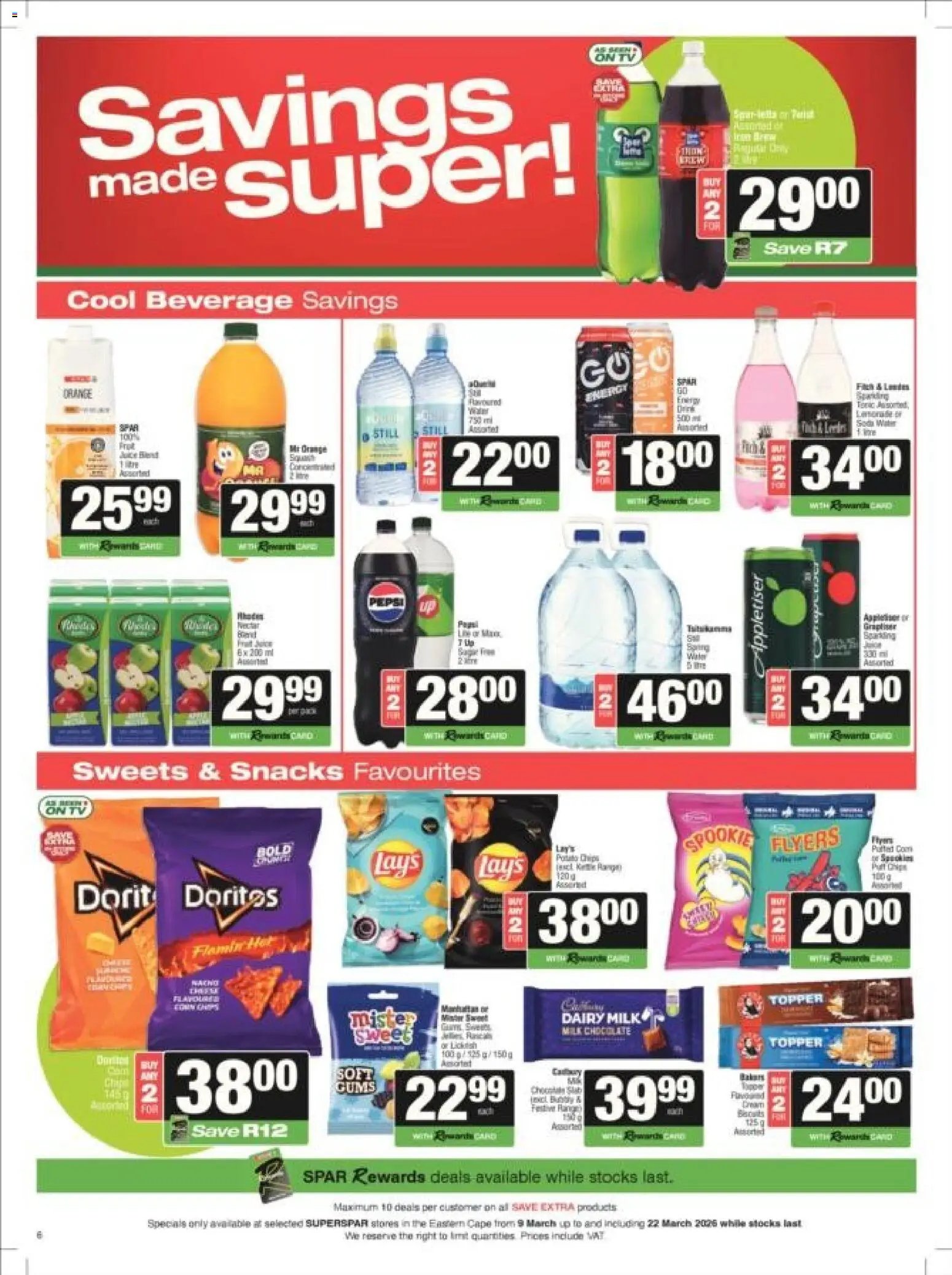Superspar - Eastern Cape - Weekly Specials (2026-03-09 - 2026-03-22) | 3