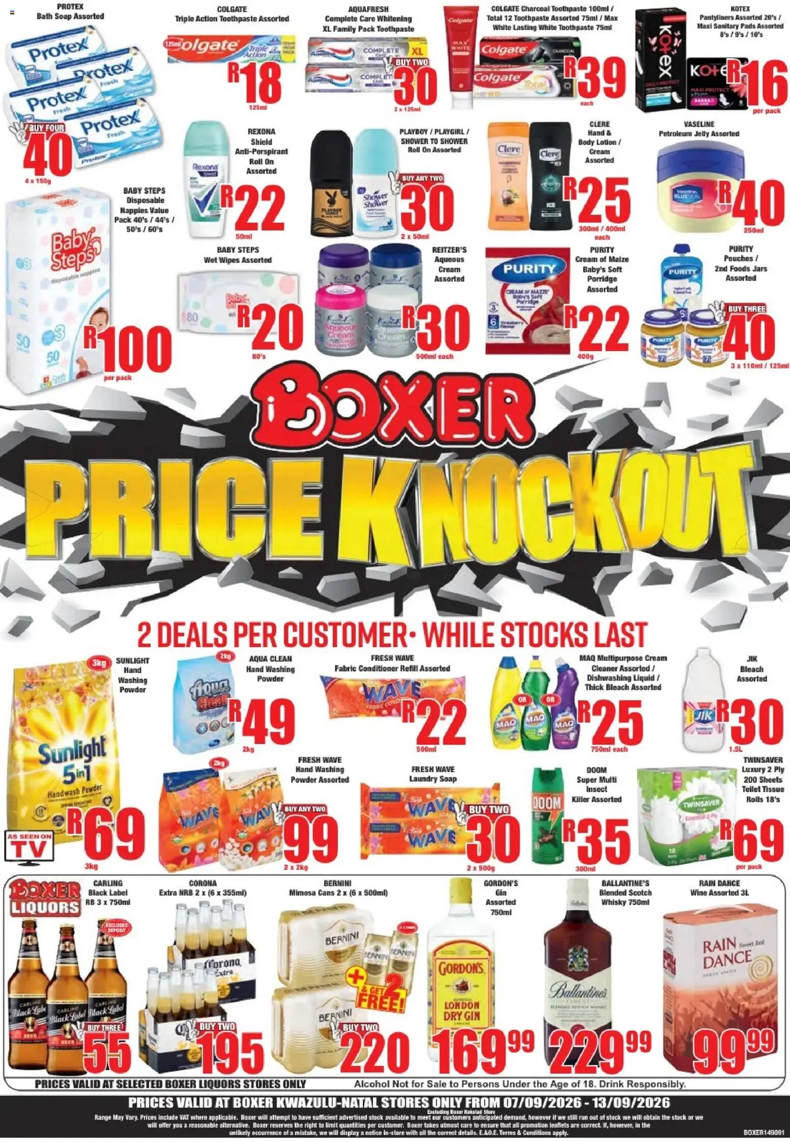 Boxer Specials