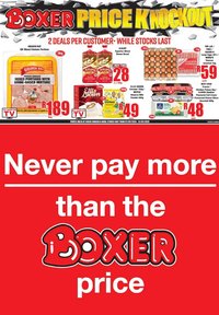 Boxer Specials