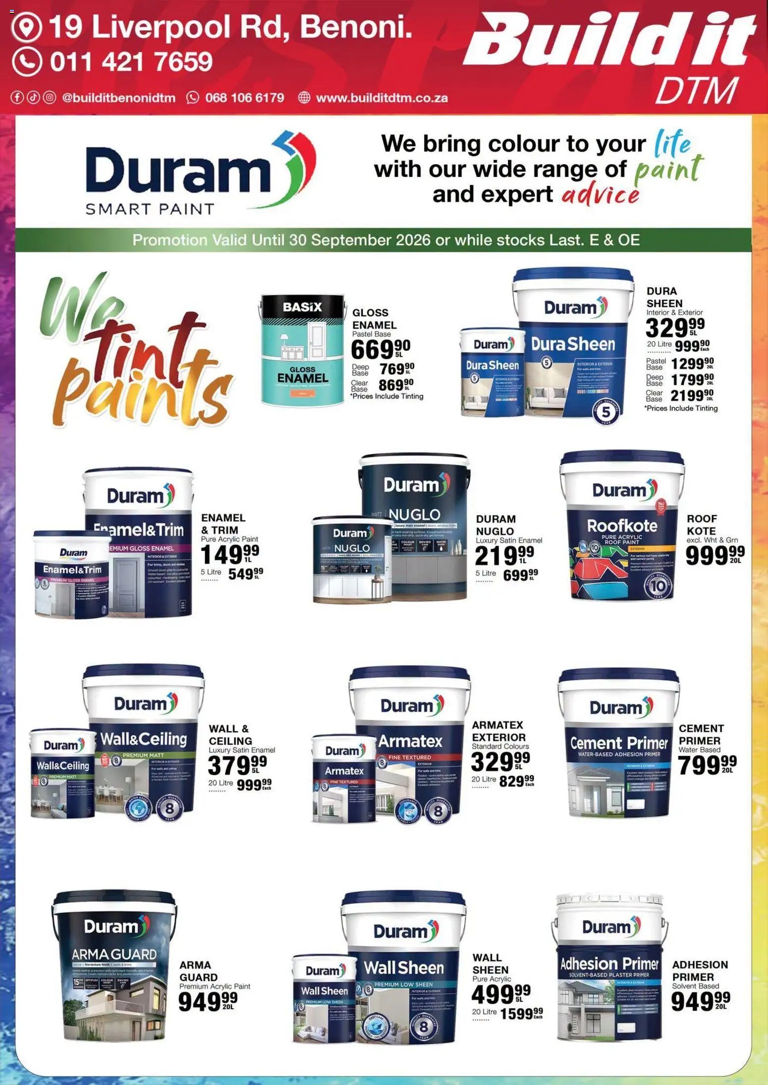 Build It Gauteng - Paint Specials
