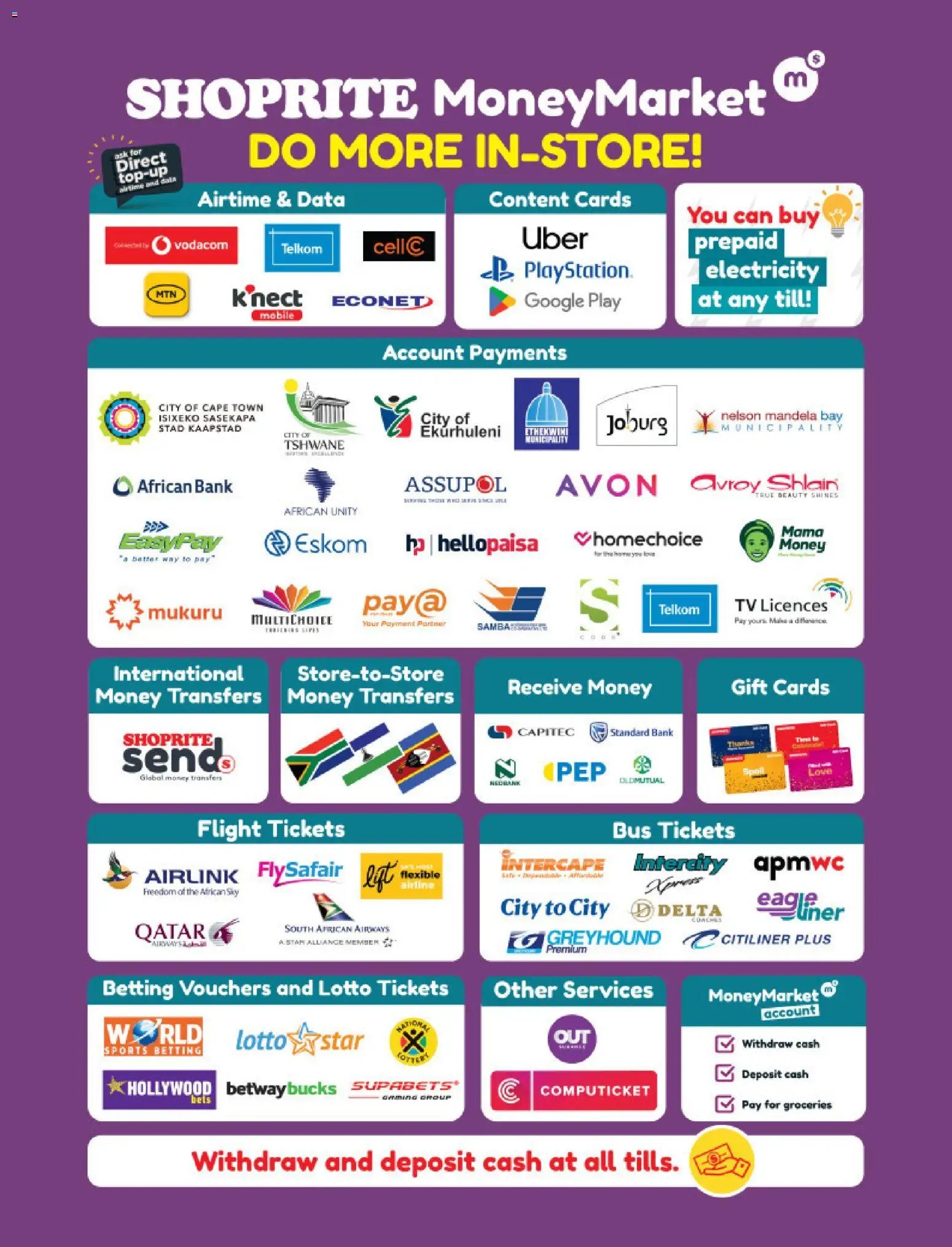 Shoprite - Money Market Deals