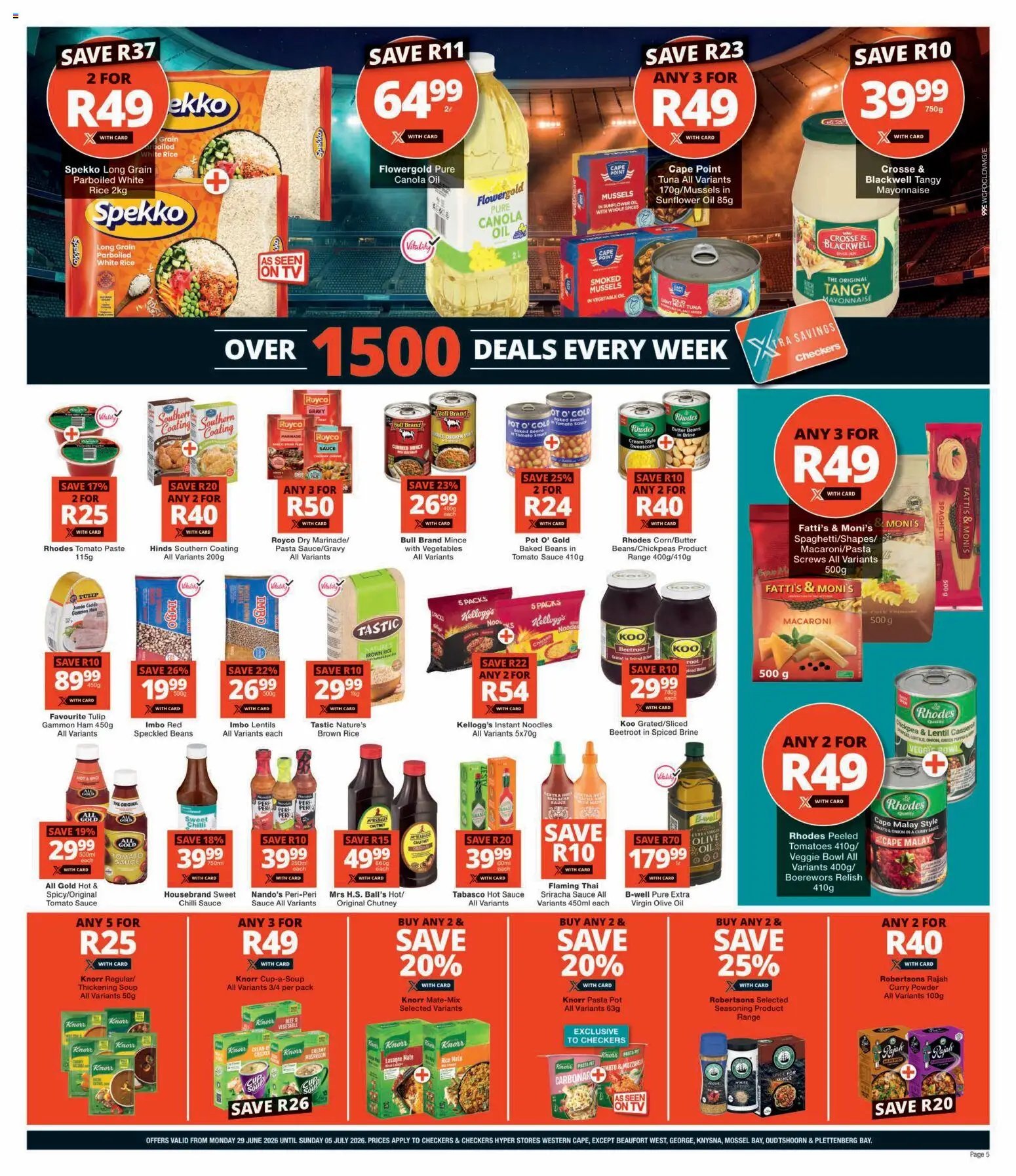 Checkers Western Cape - XXL Savings Promotion Week 4