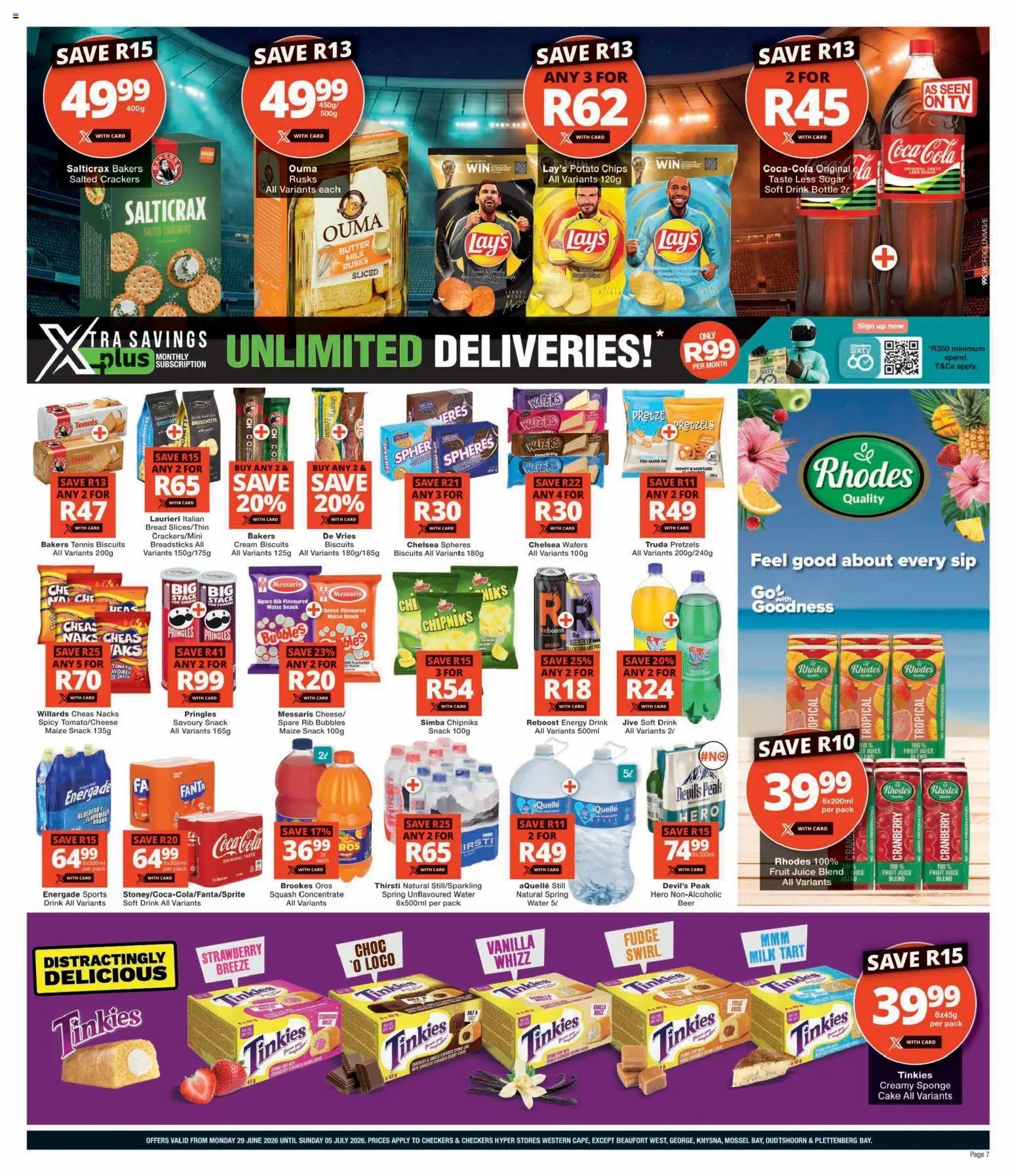 Checkers Western Cape - XXL Savings Promotion Week 4