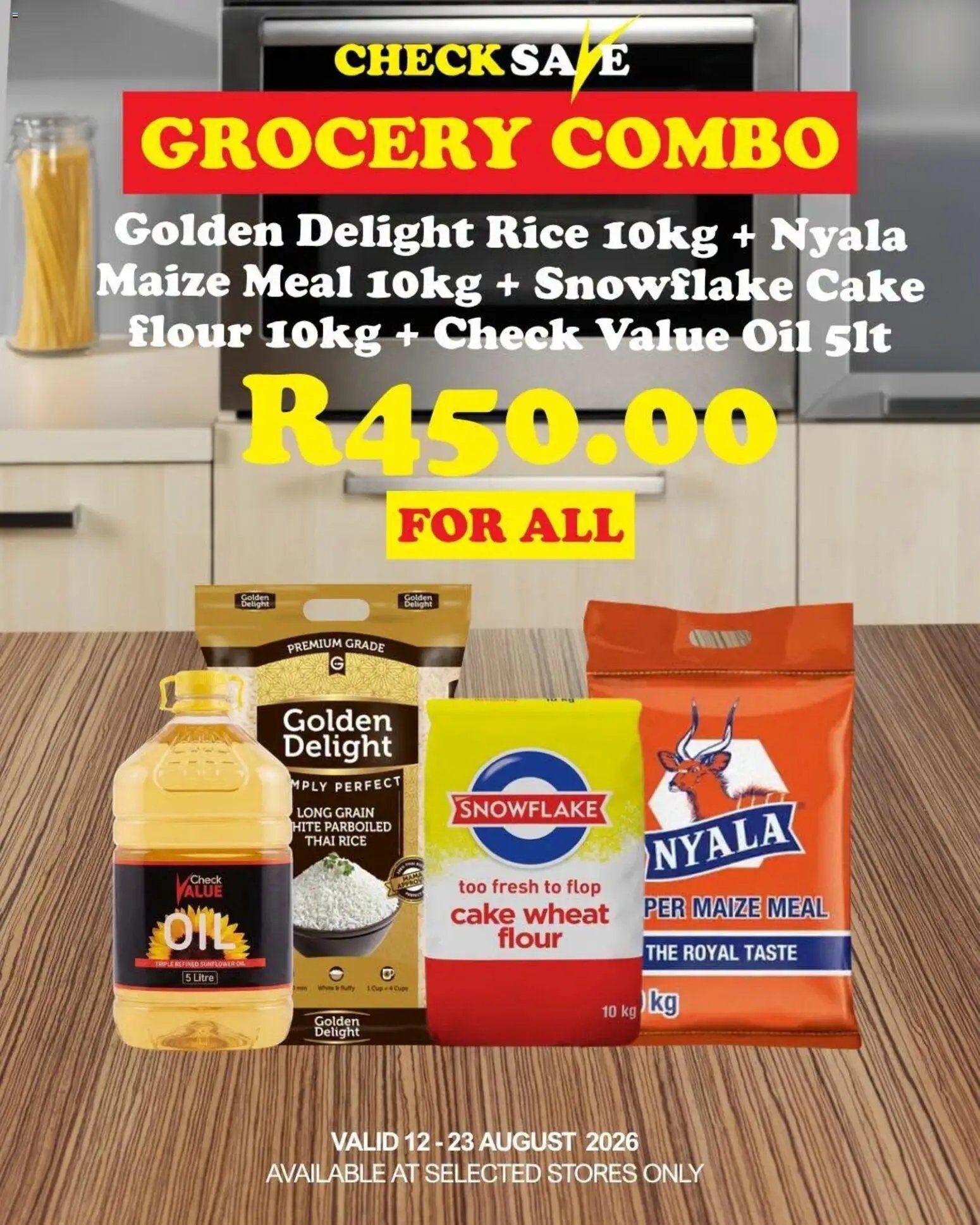 Check Save Mid-month grocery combo