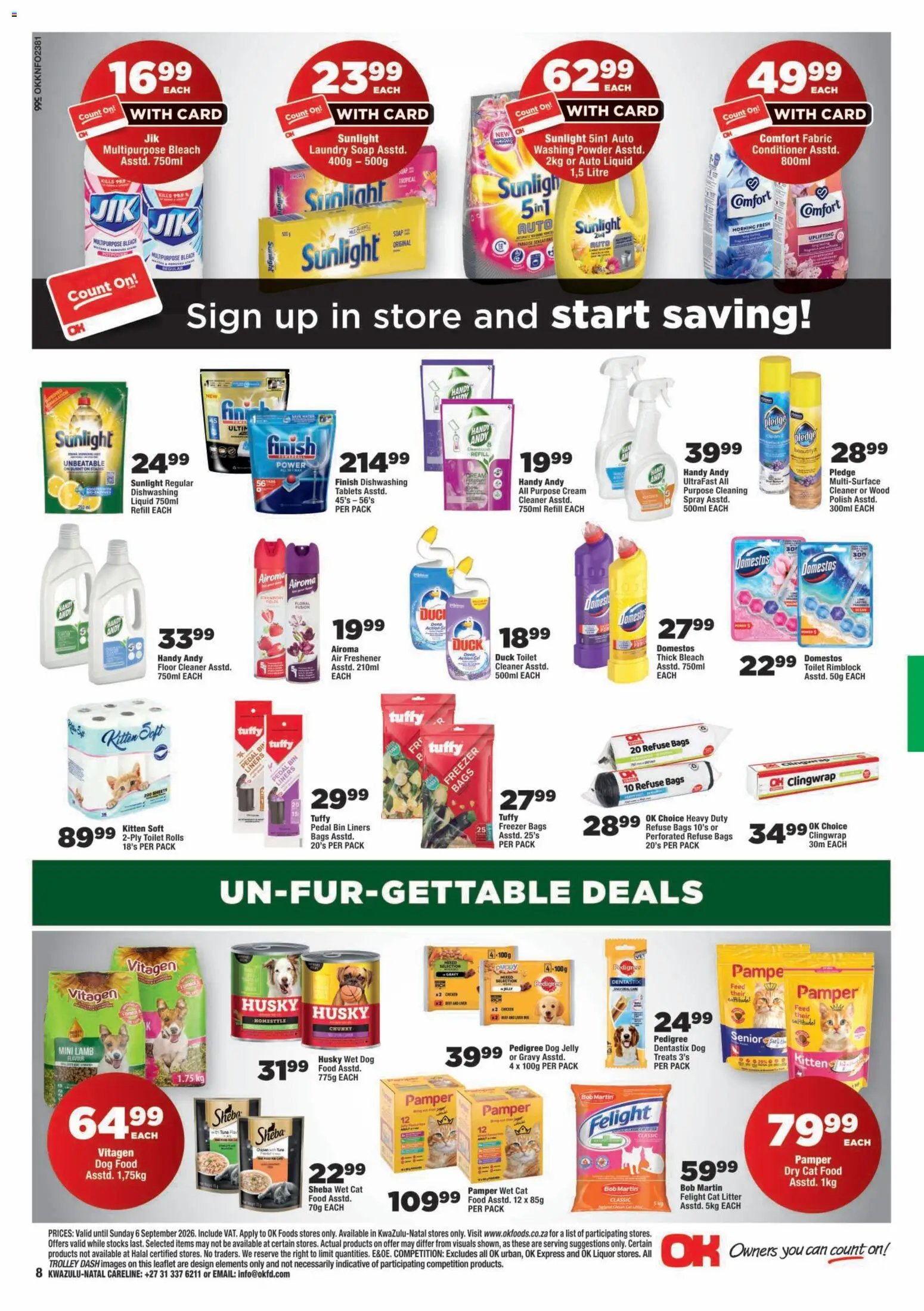 OK Foods - Kwazulu Natal - Specials