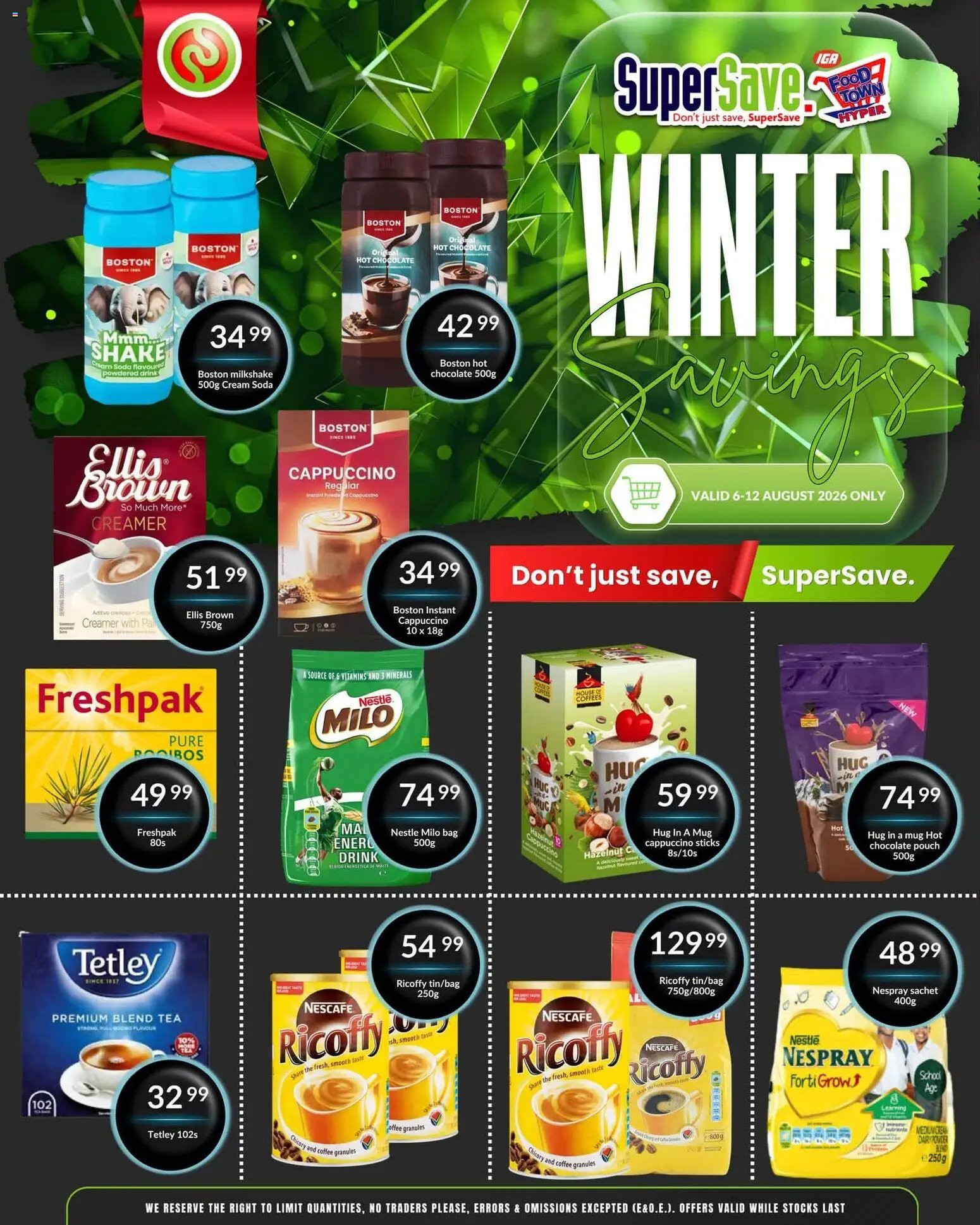Super Save Winter Savings
