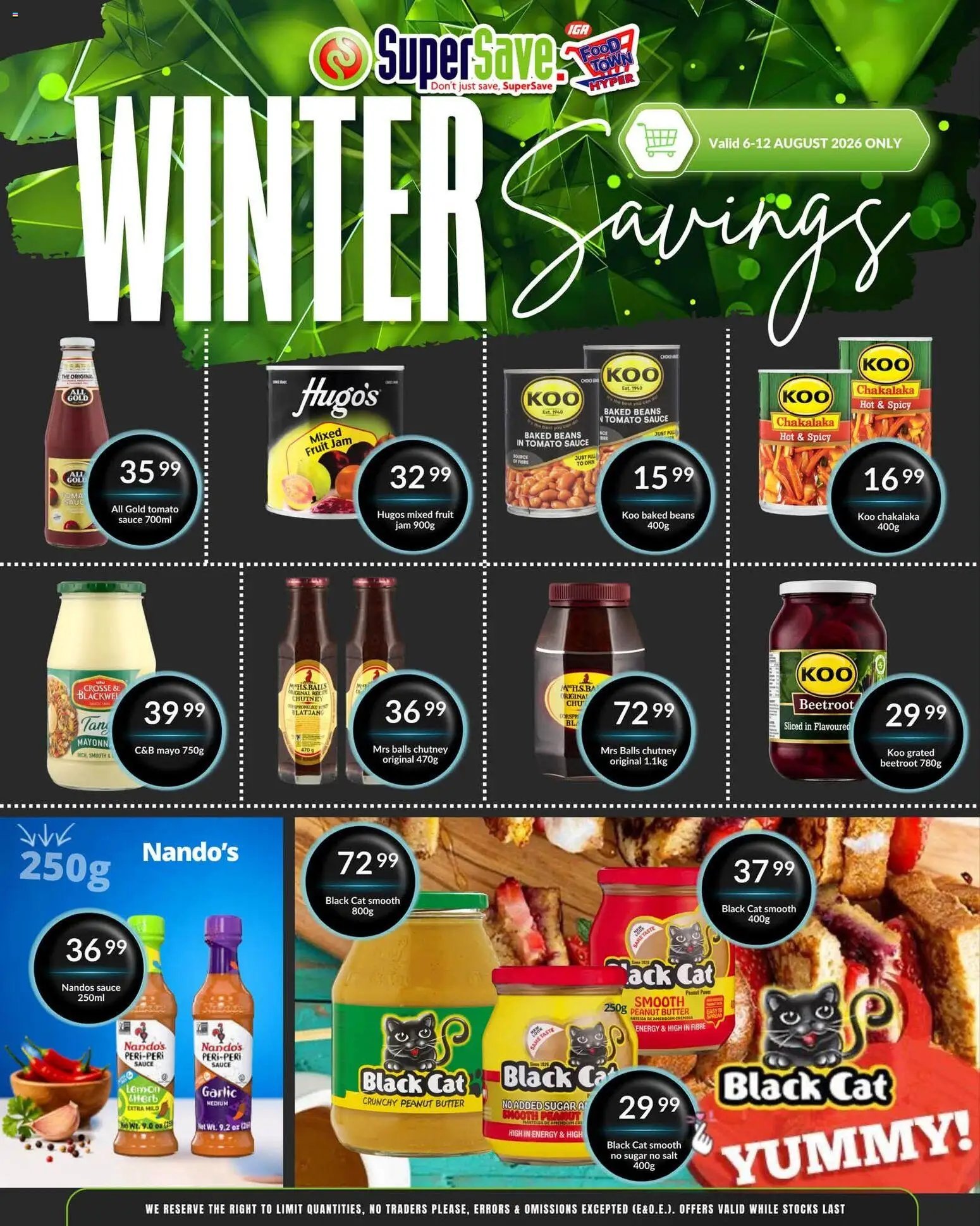 Super Save Winter Savings