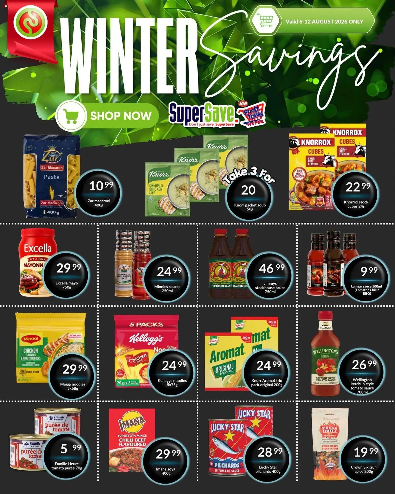 Super Save Winter Savings