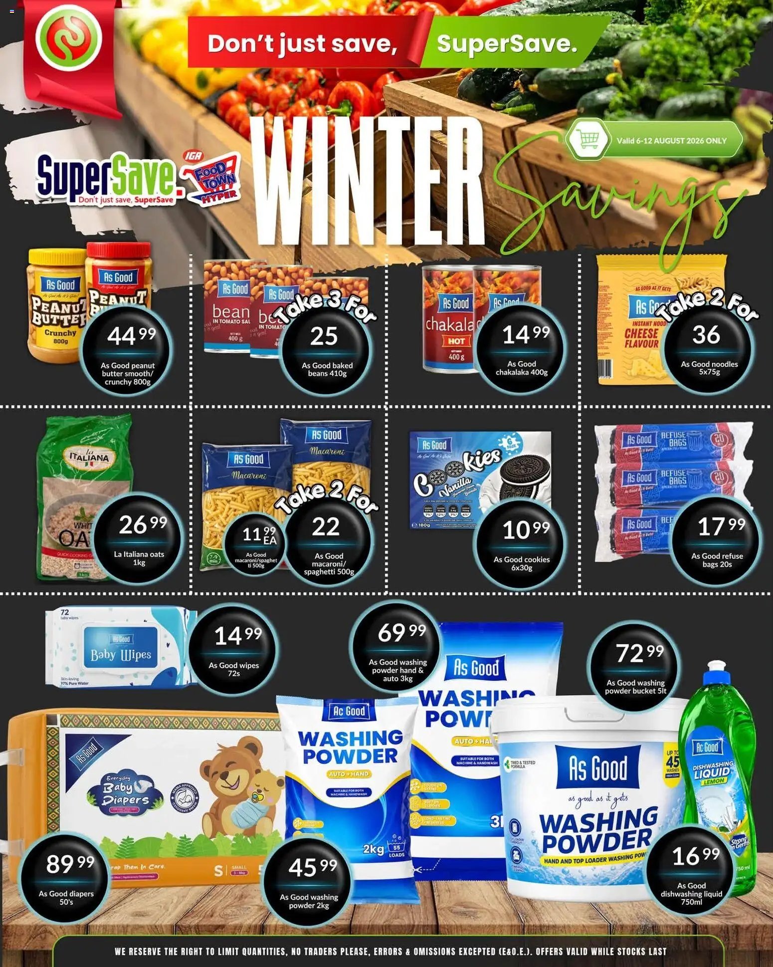 Super Save Winter Savings