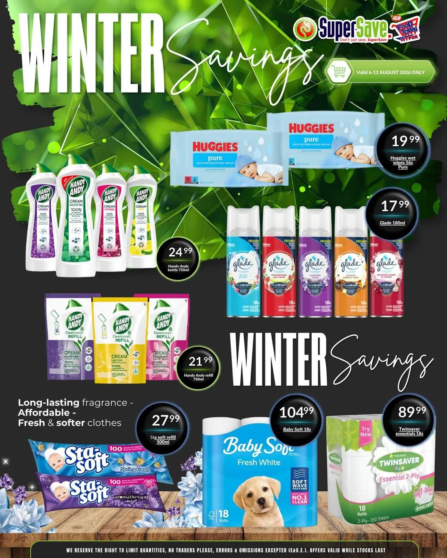 Super Save Winter Savings