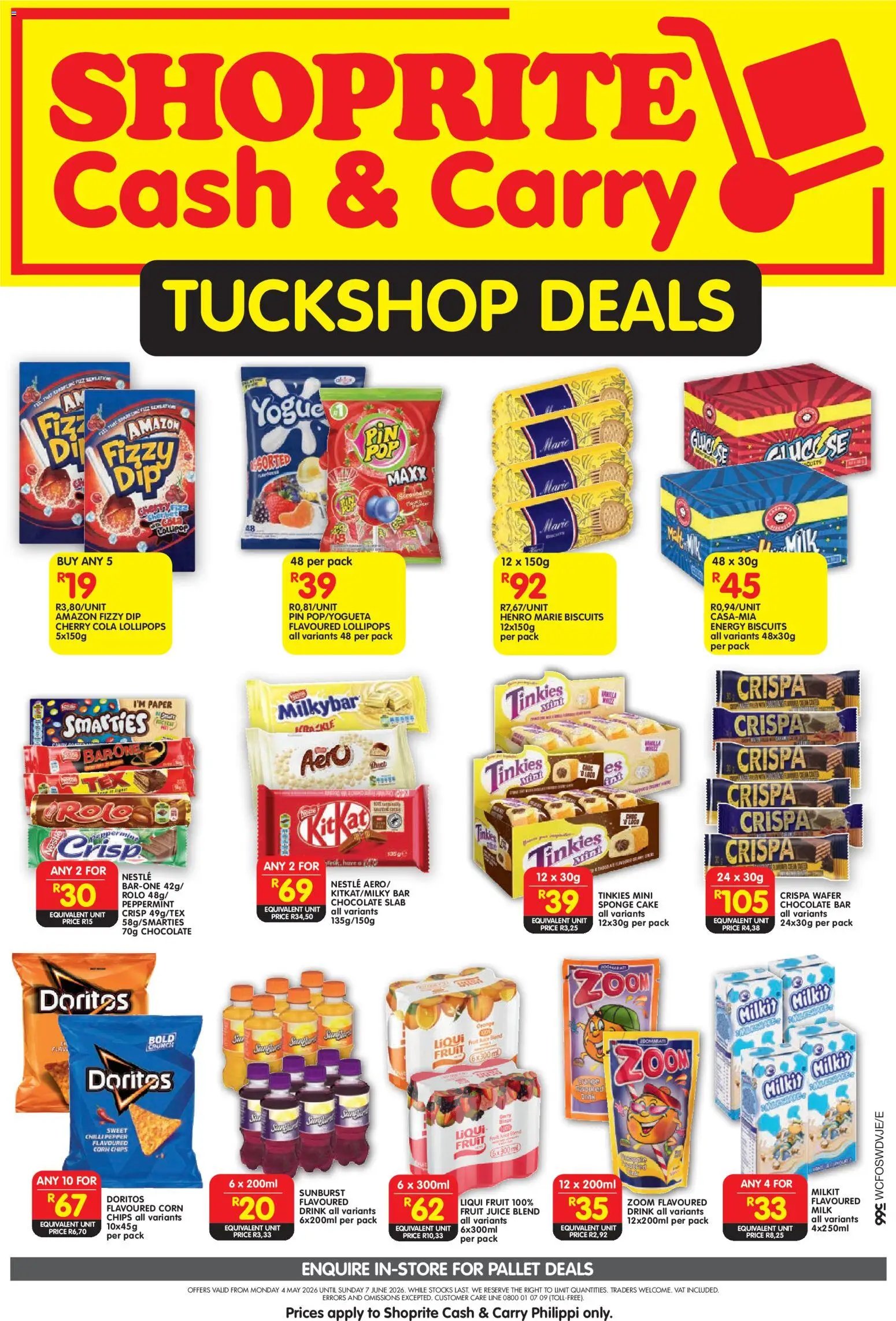 Shoprite - Western Cape - Cash & Carry Tuckshop Deals