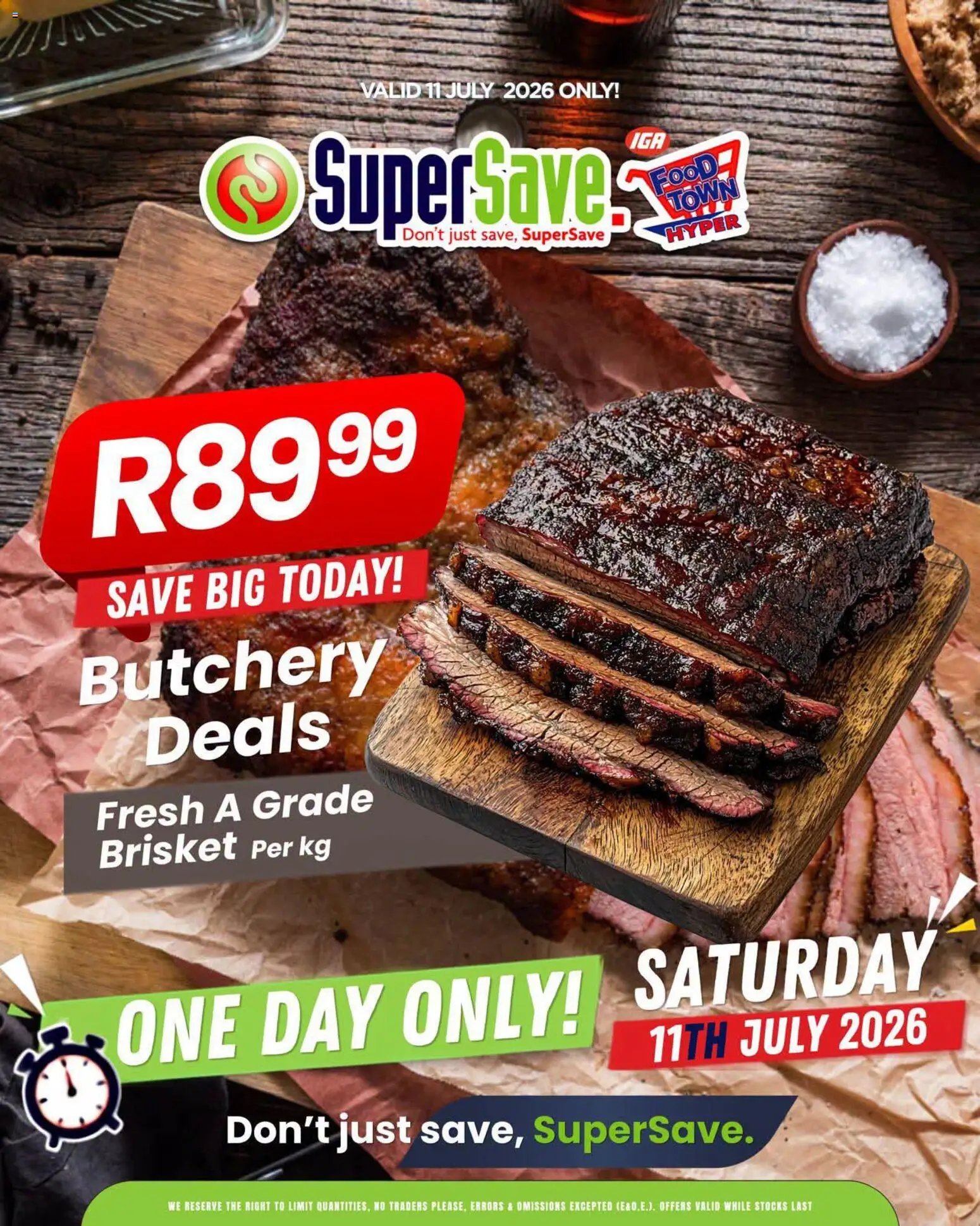 Super Save Saturday Only