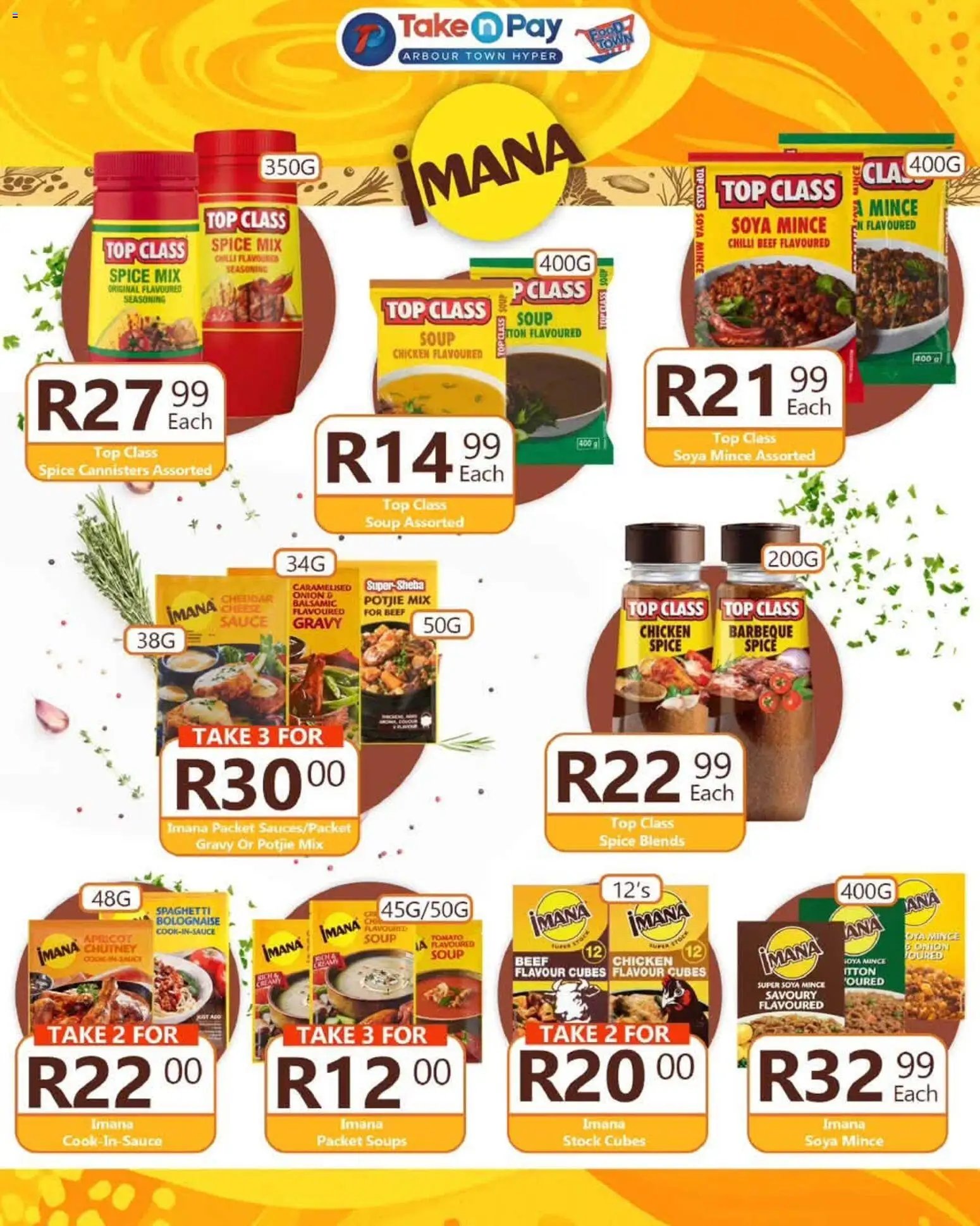 Take n Pay Specials