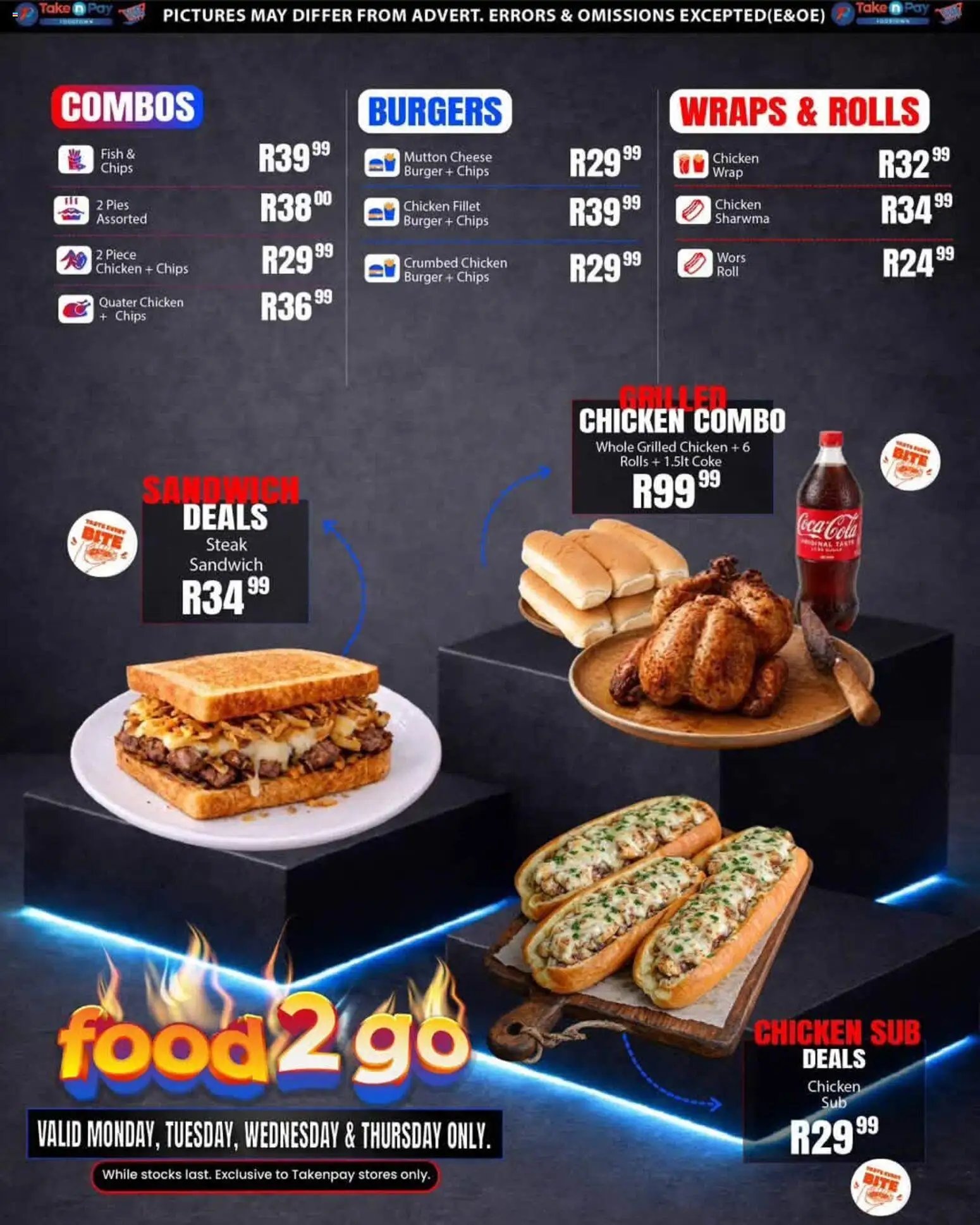 Take n Pay Specials