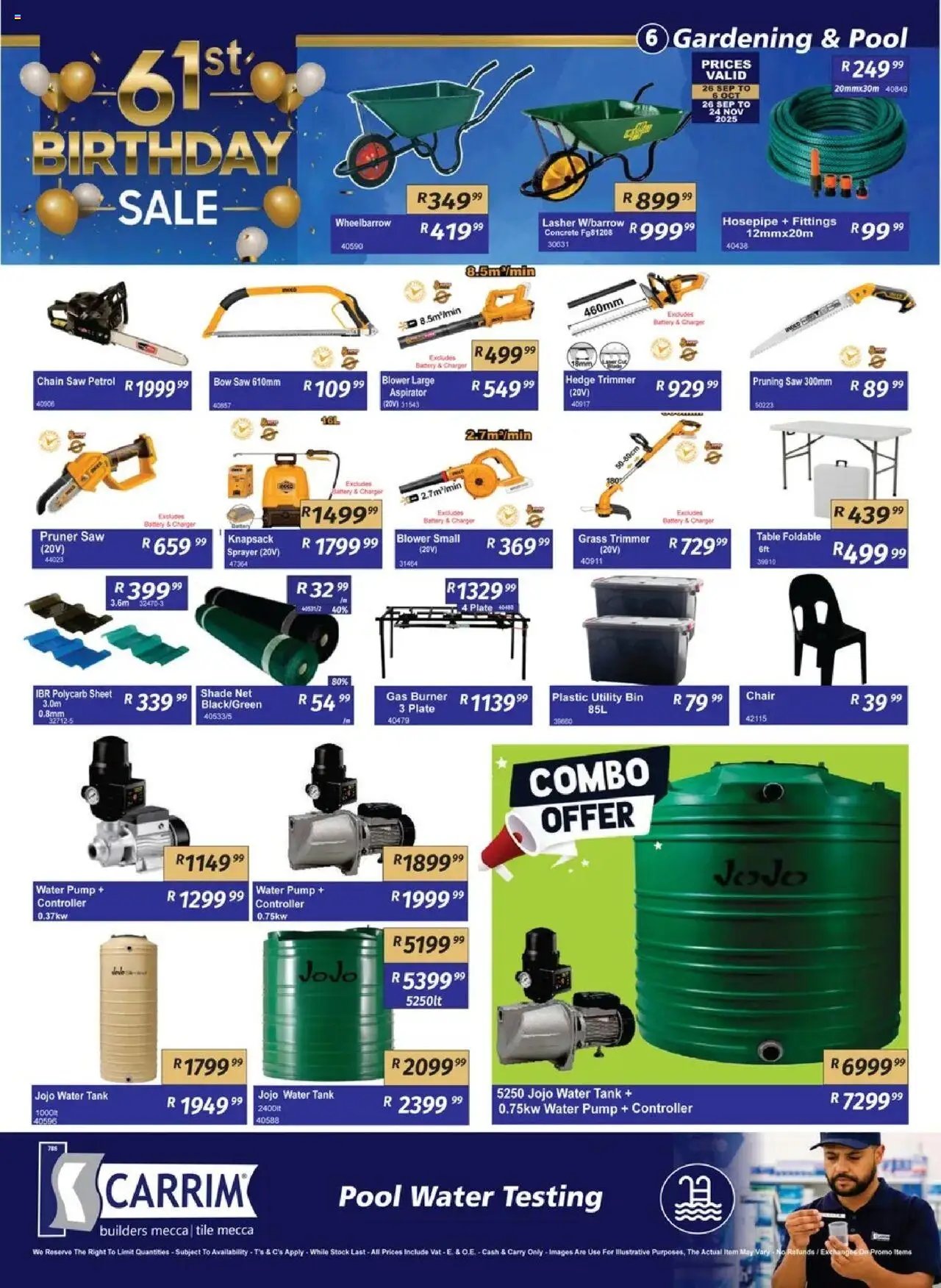 K. Carrim Specials (2025-09-26 - 2025-11-24) | 6