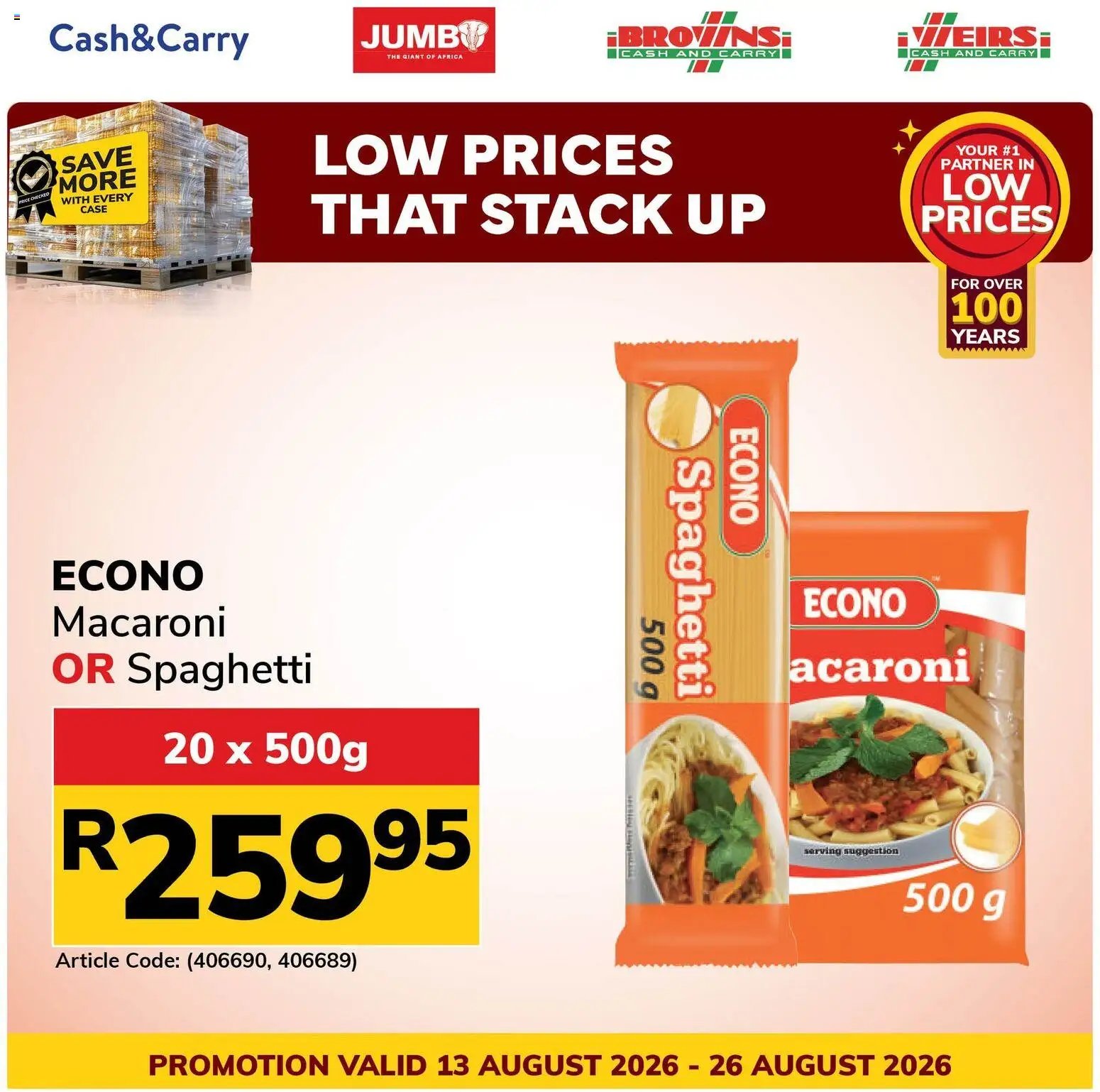 Jumbo Specials