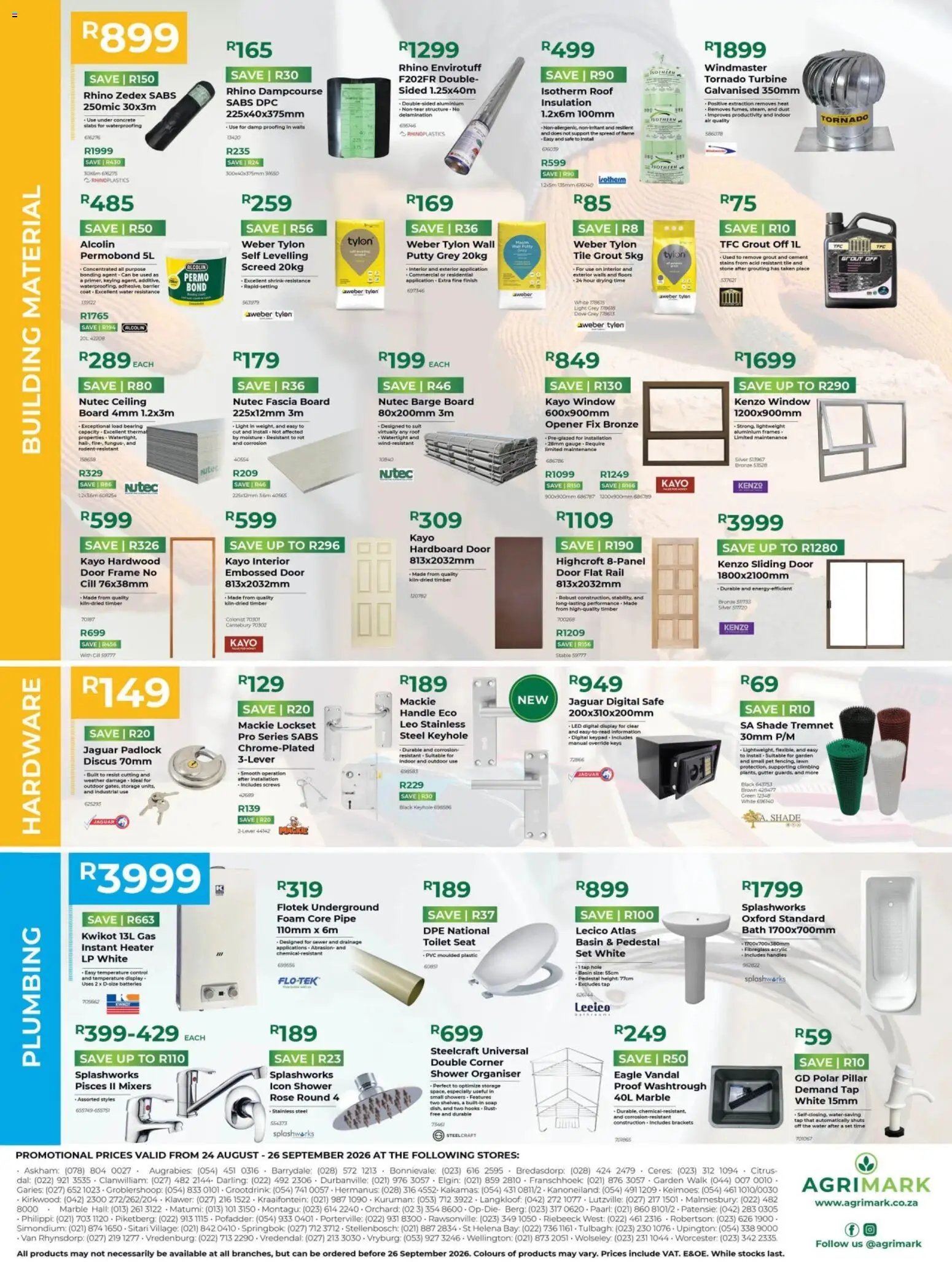 Agrimark Spring Savings