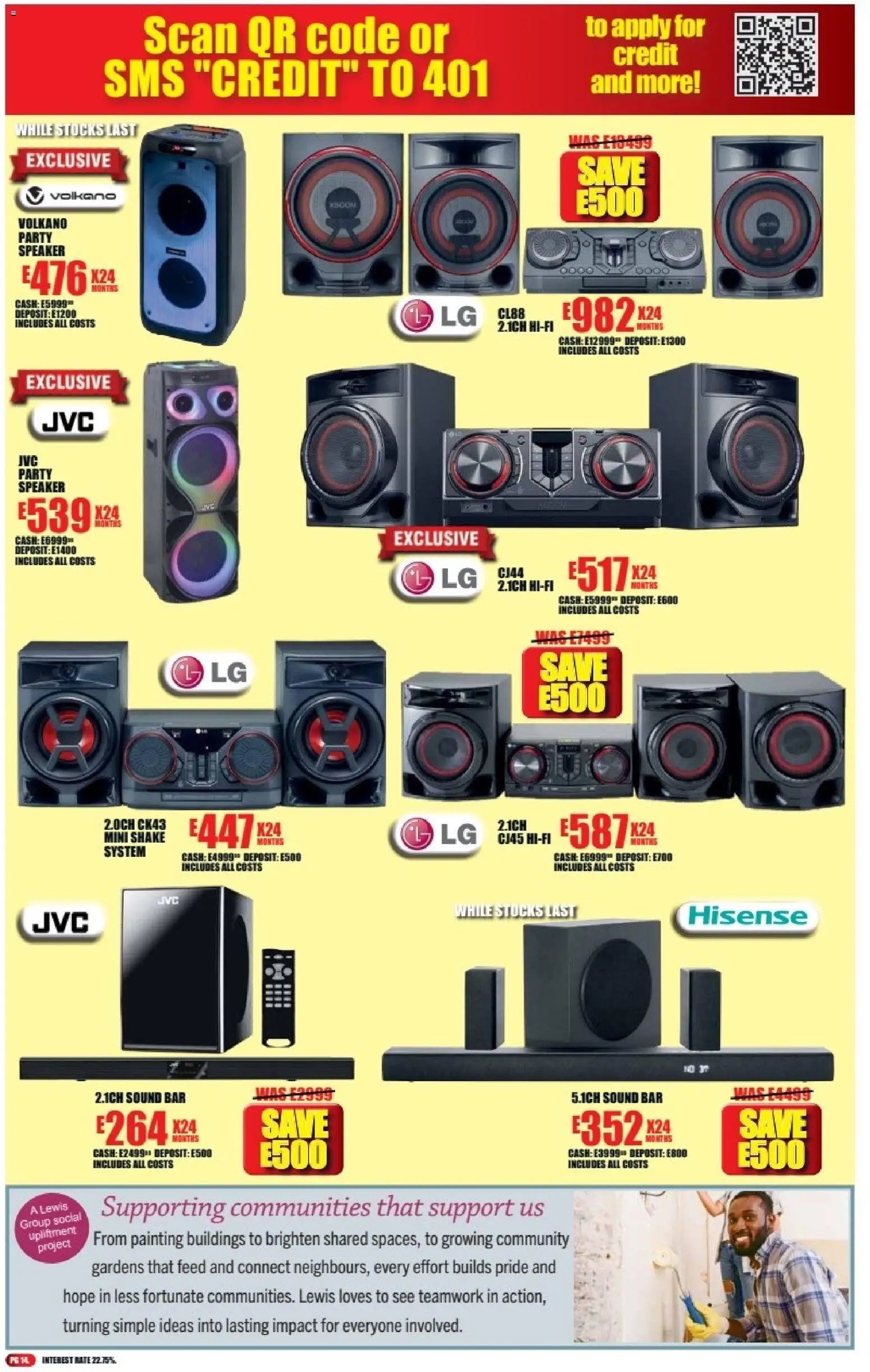 Lewis Stores Eswatini Brochure