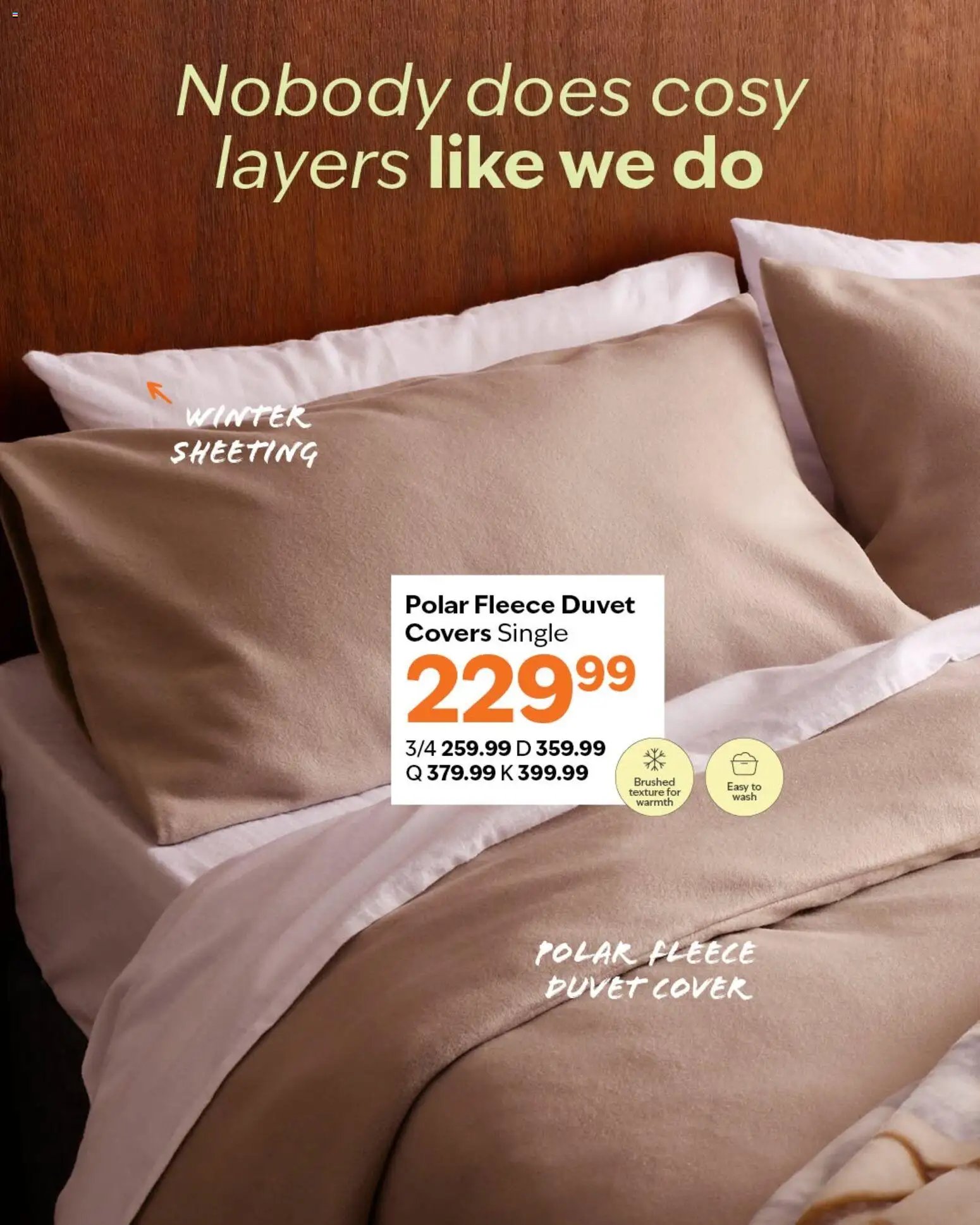 Sheet Street Winter range