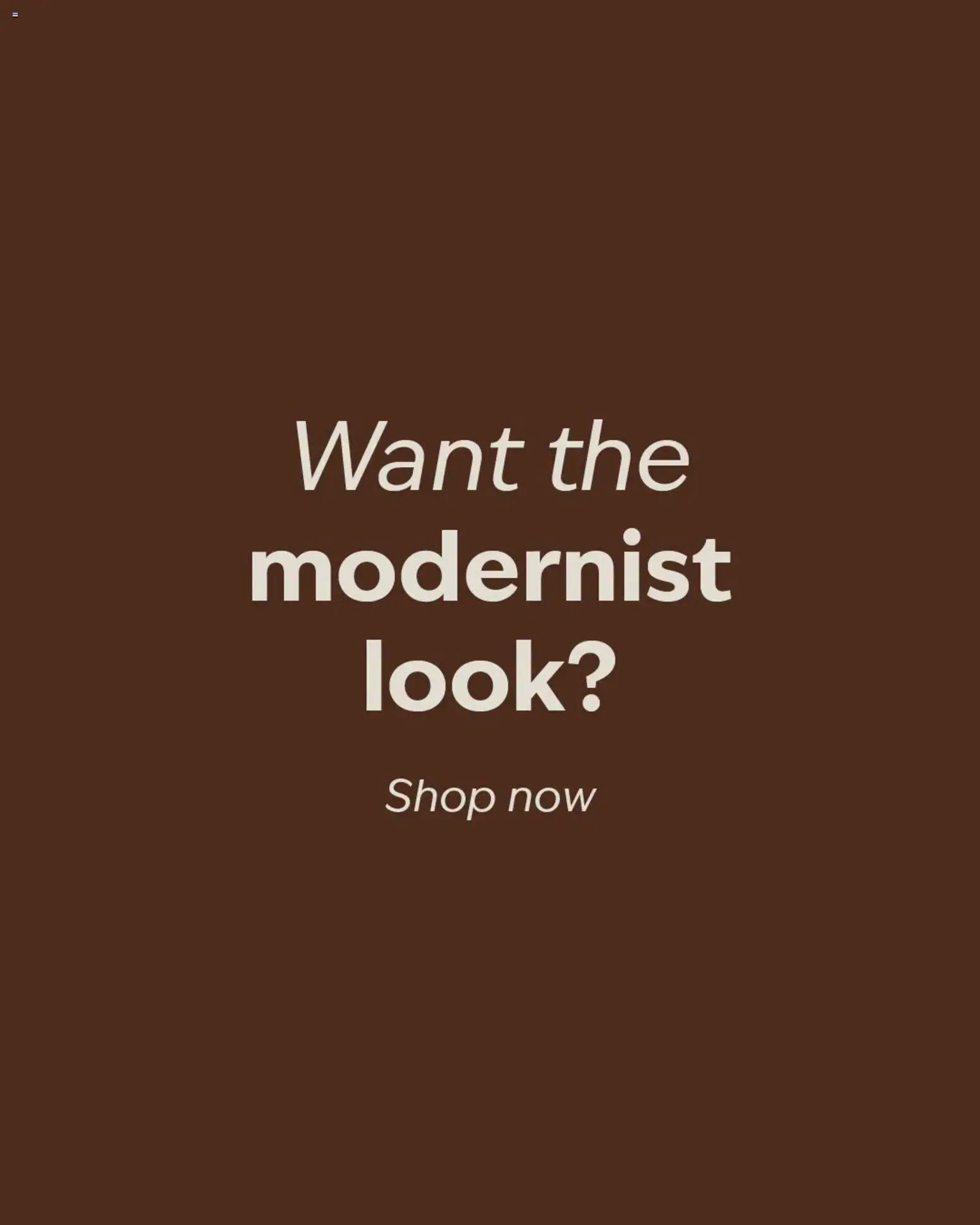 Sheet Street Modernist-inspired specials