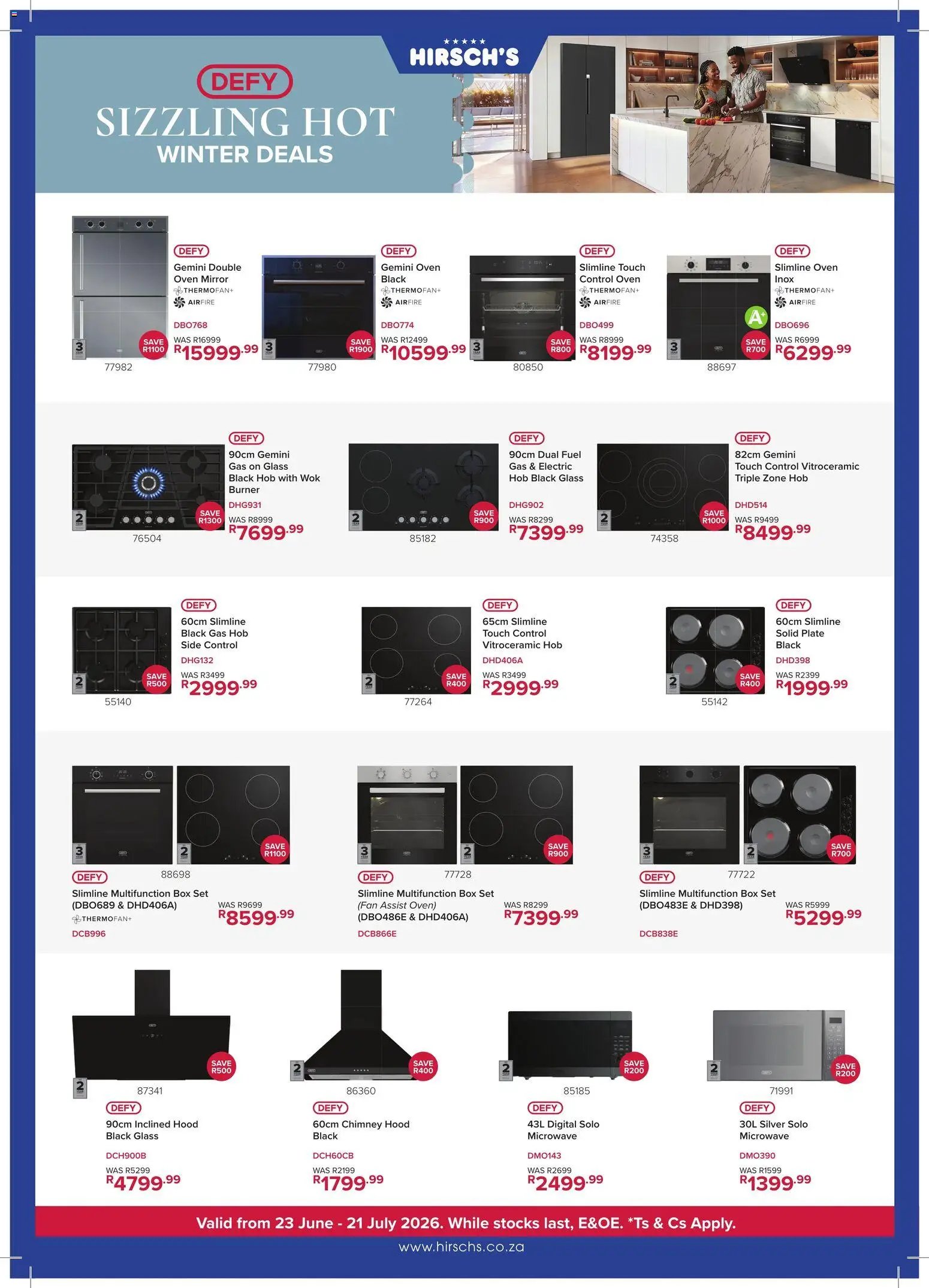 Hirsch's Specials