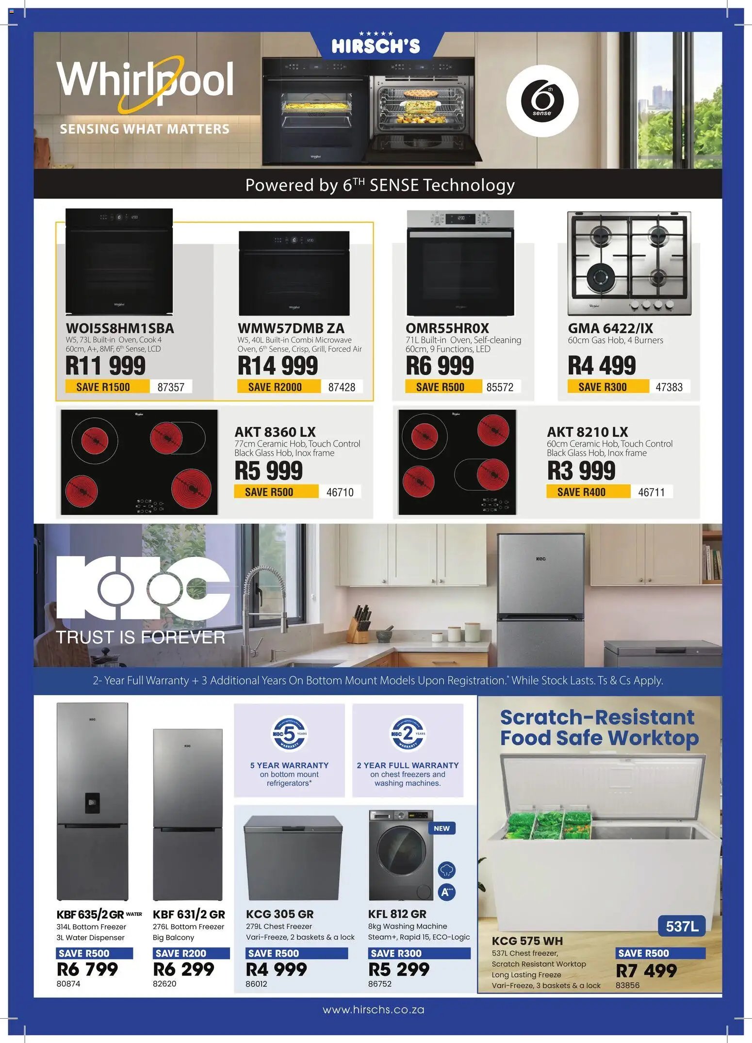 Hirsch's Specials