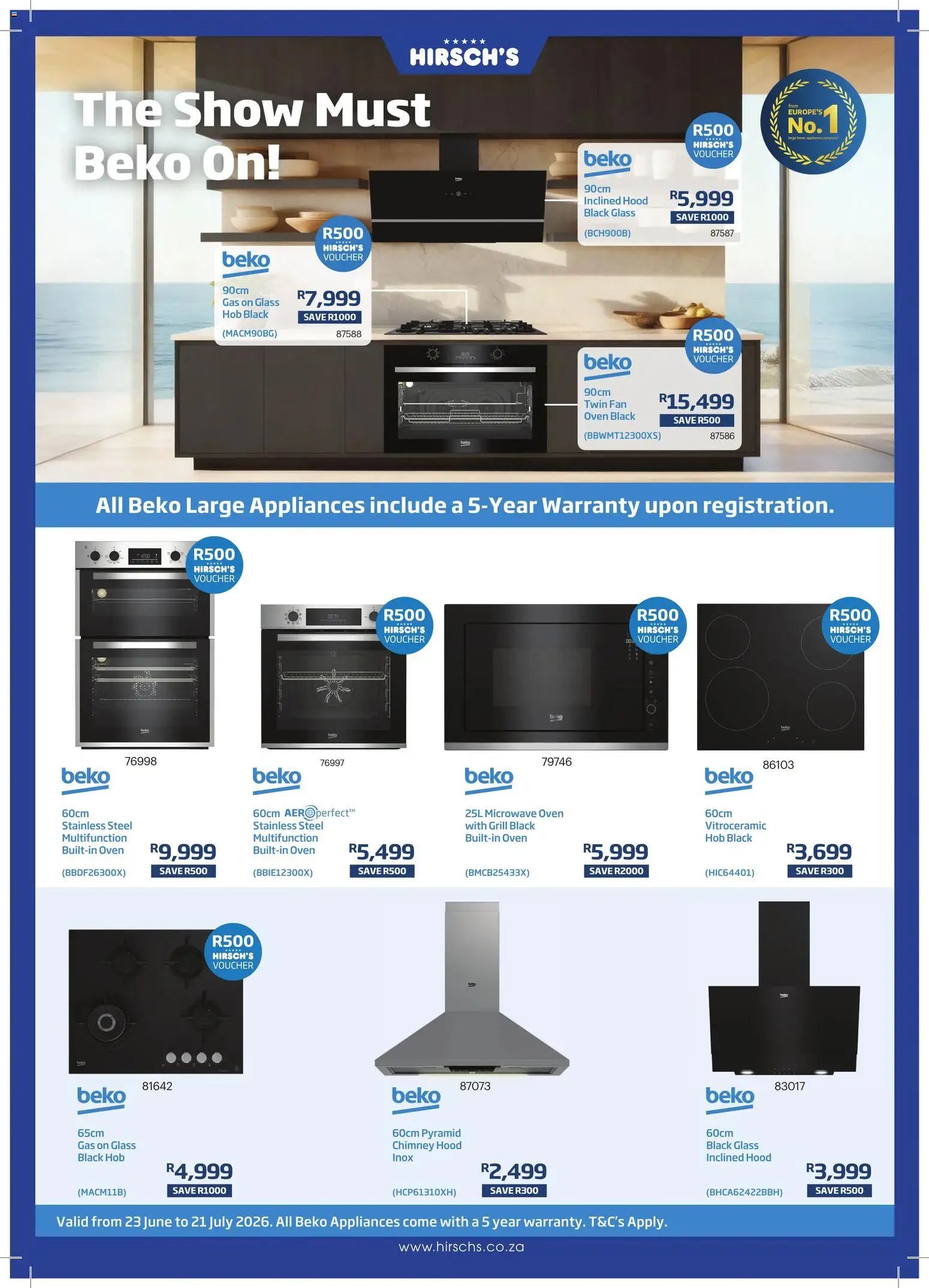 Hirsch's Specials