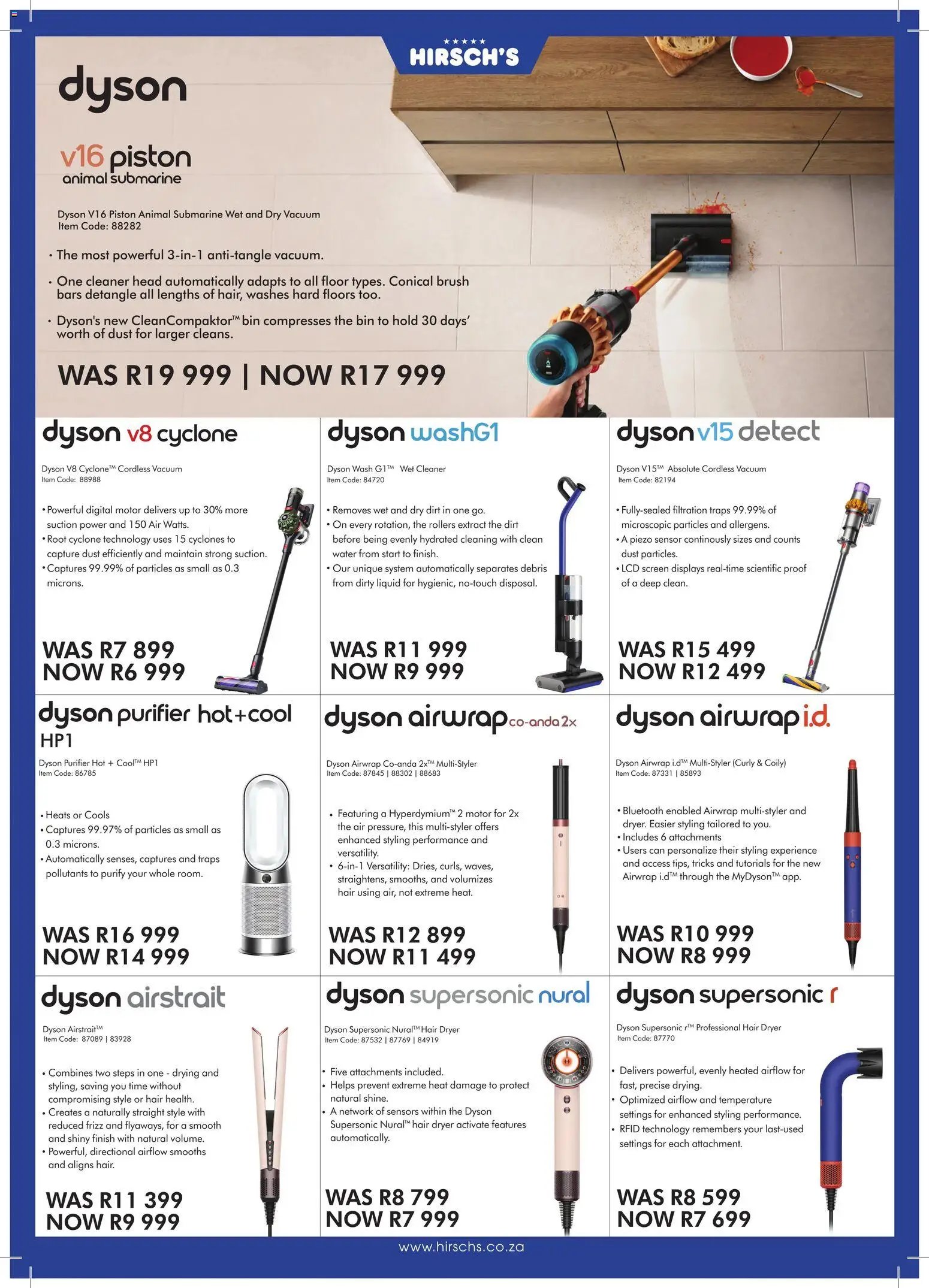 Hirsch's Specials