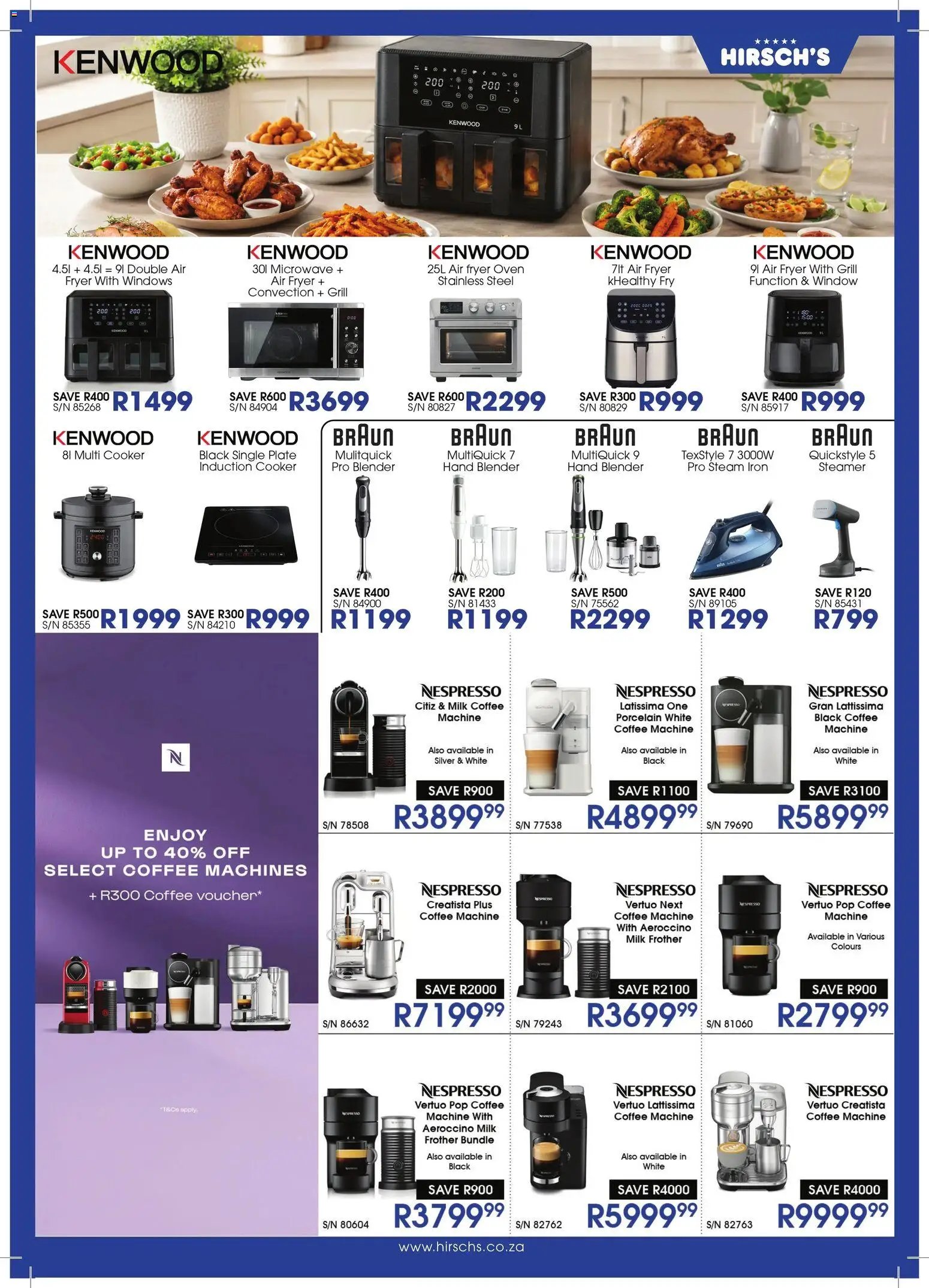 Hirsch's Specials