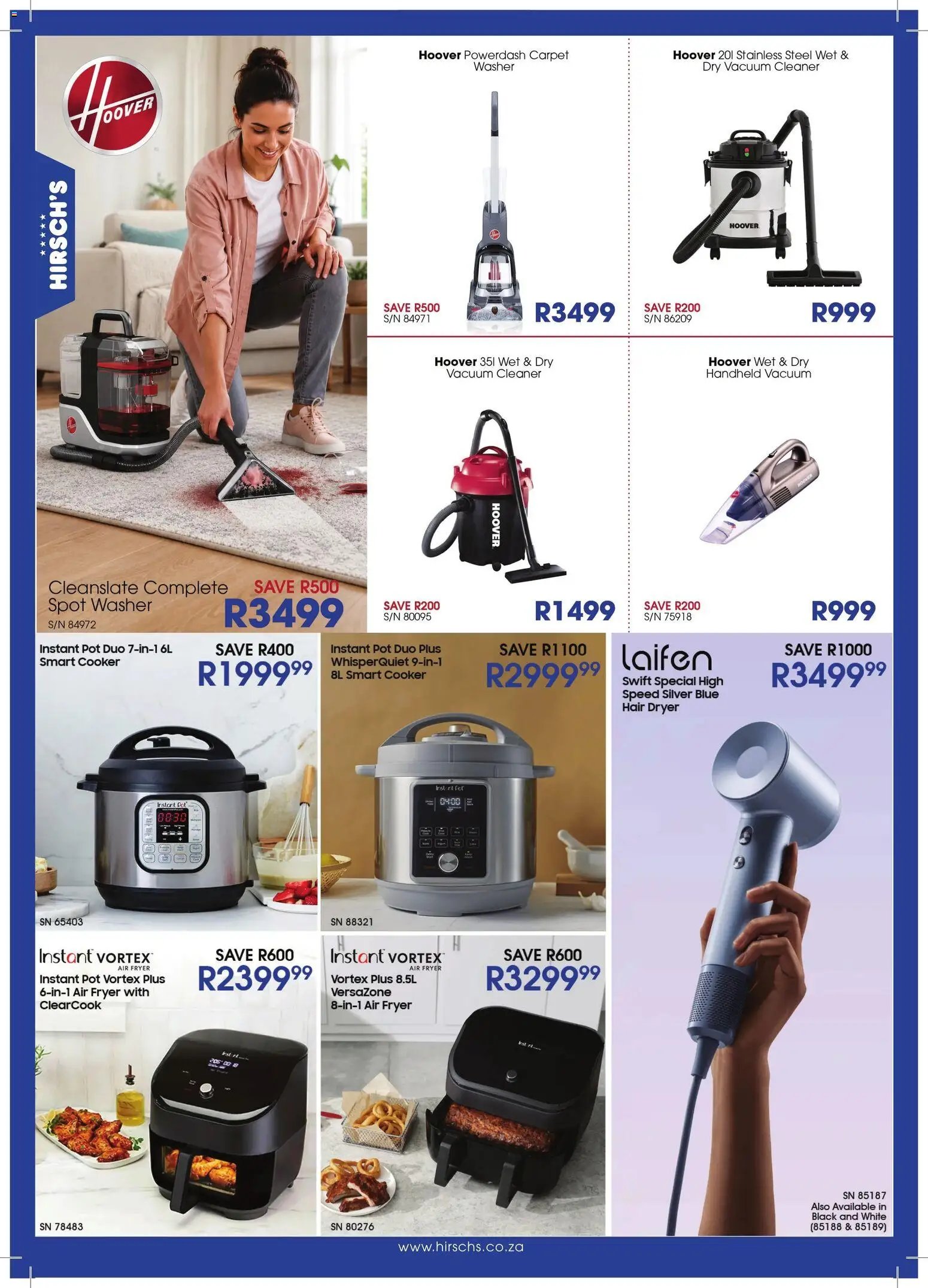 Hirsch's Specials