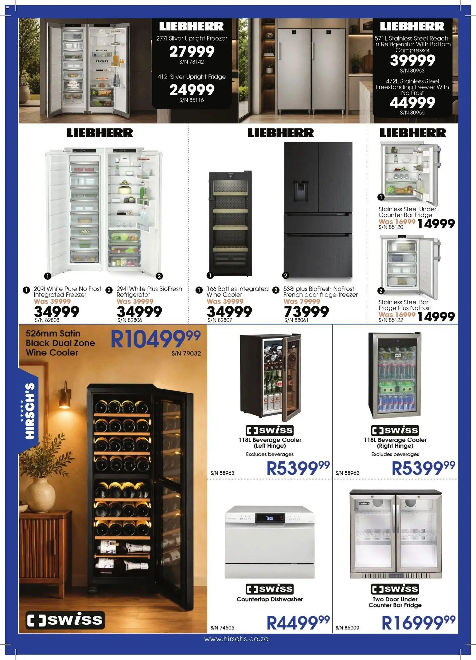 Hirsch's Specials