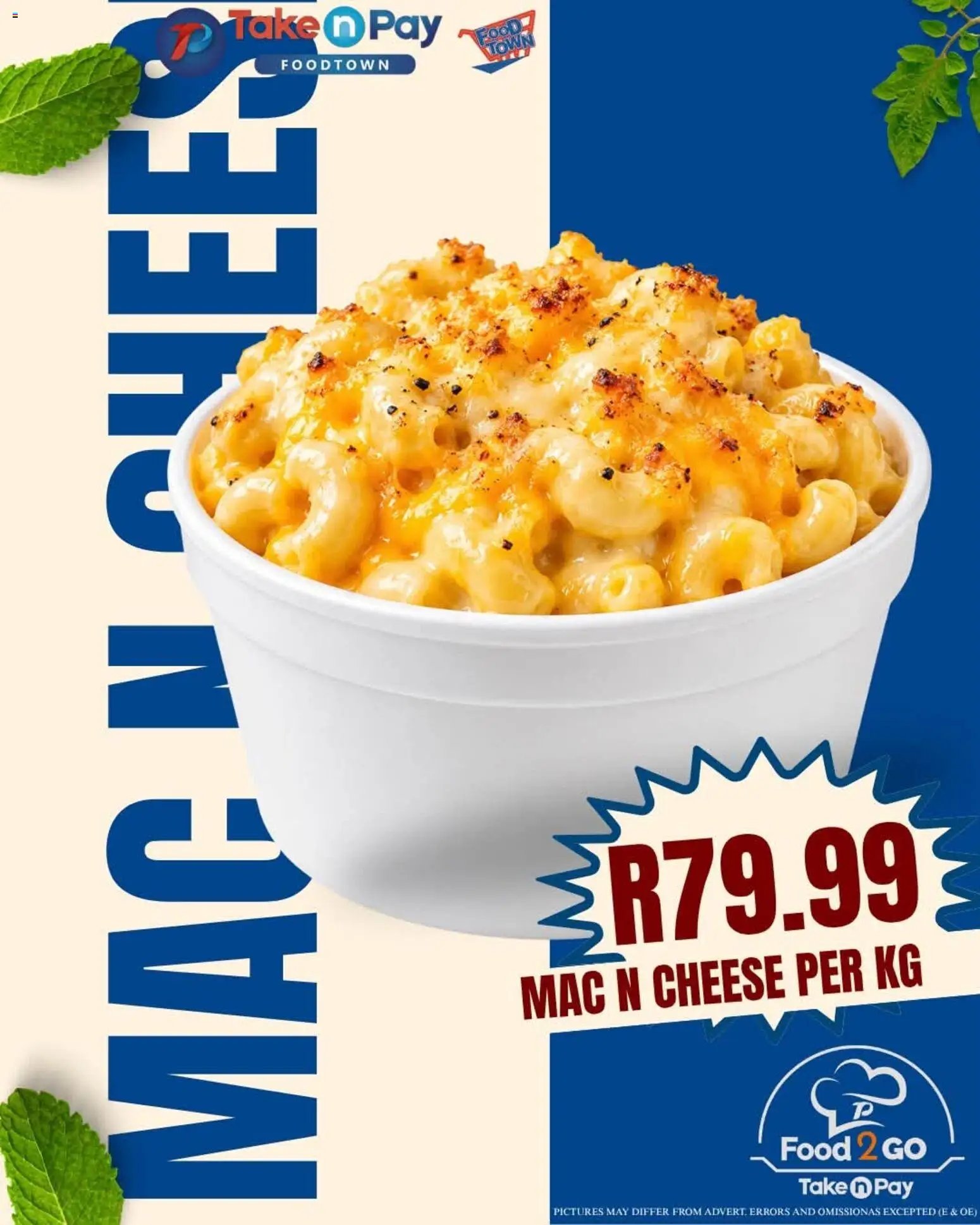 Take n Pay Food 2 Go Specials
