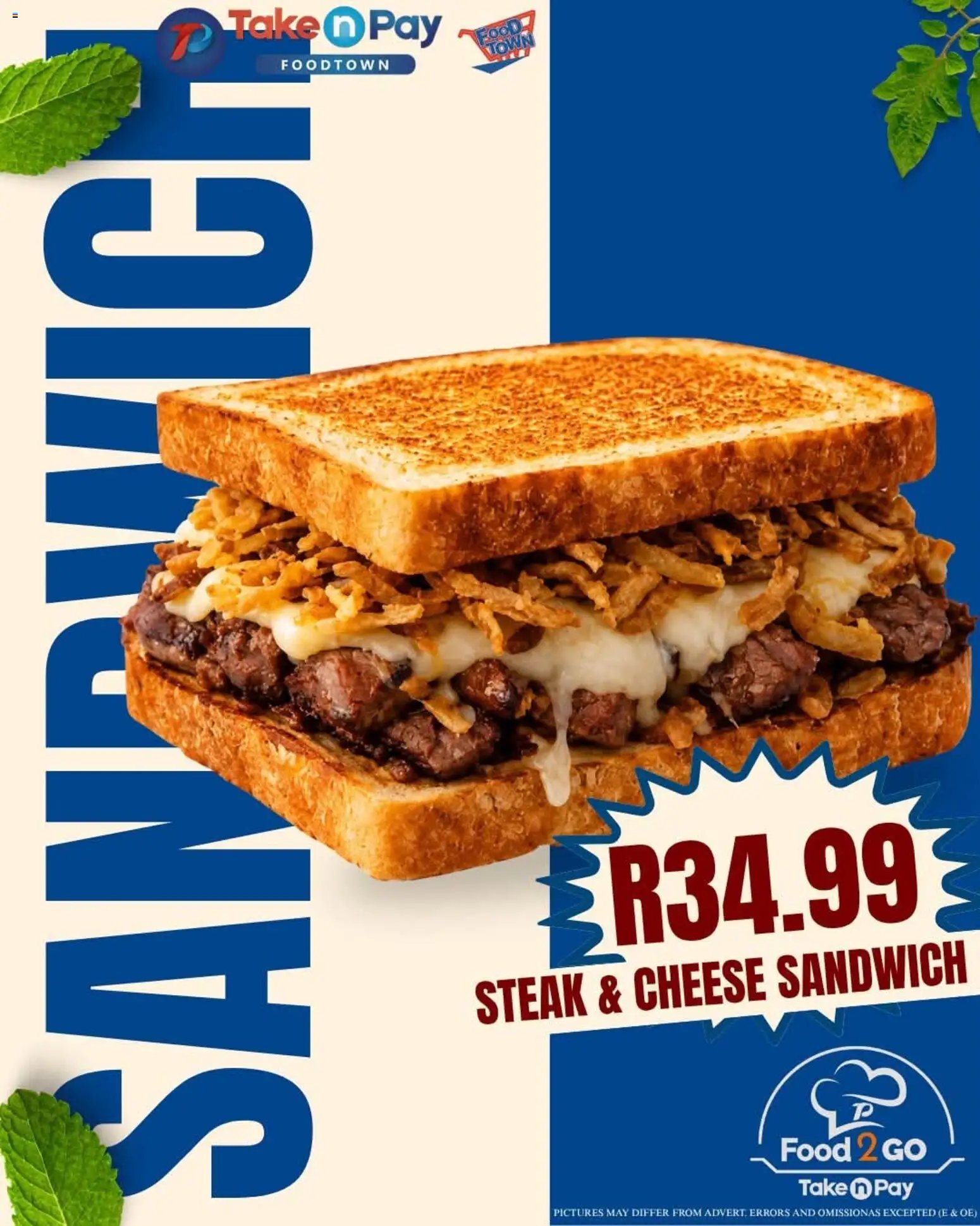 Take n Pay Food 2 Go Specials