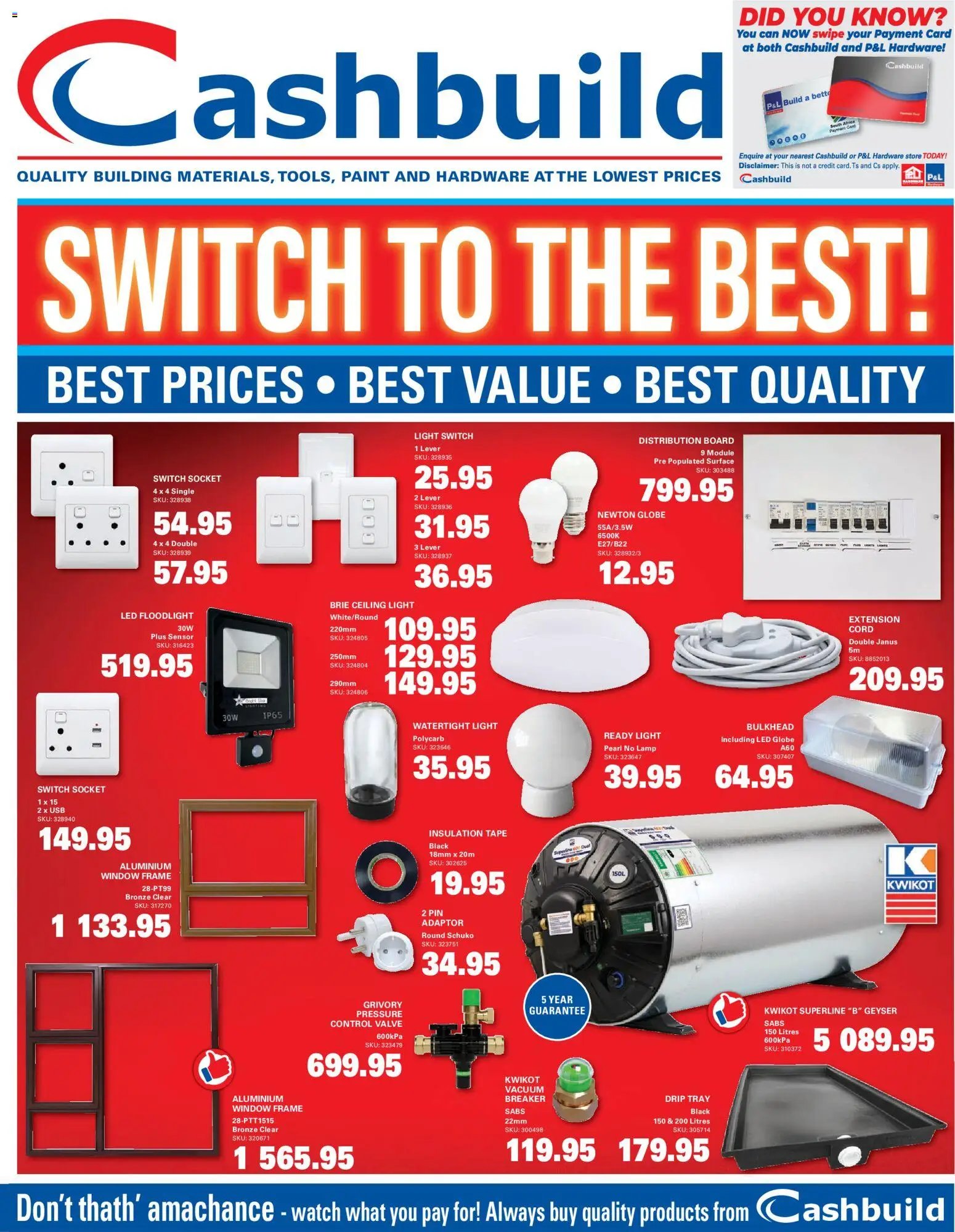 Cashbuild - Gauteng - Catalogue