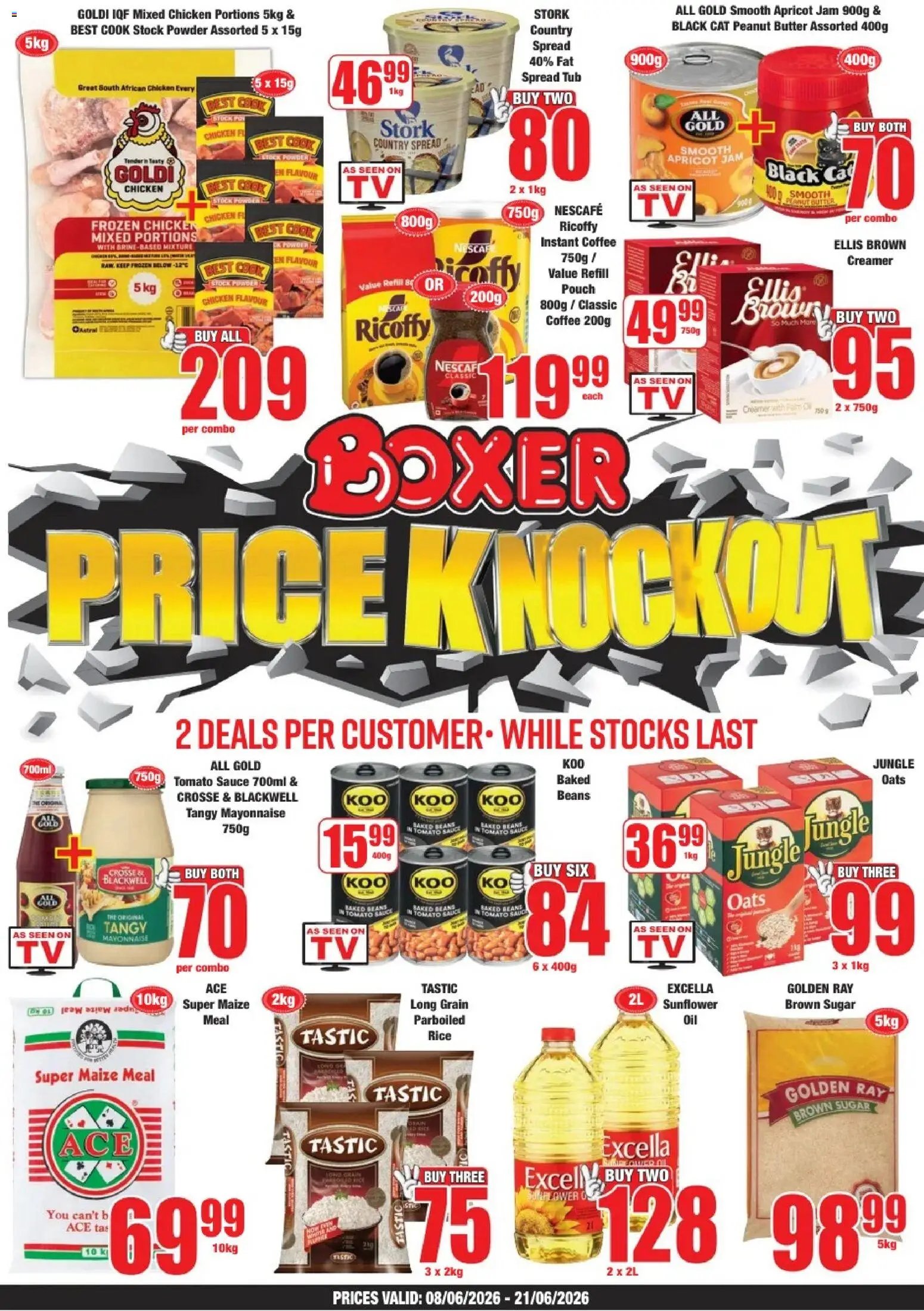 Boxer Gauteng - Specials