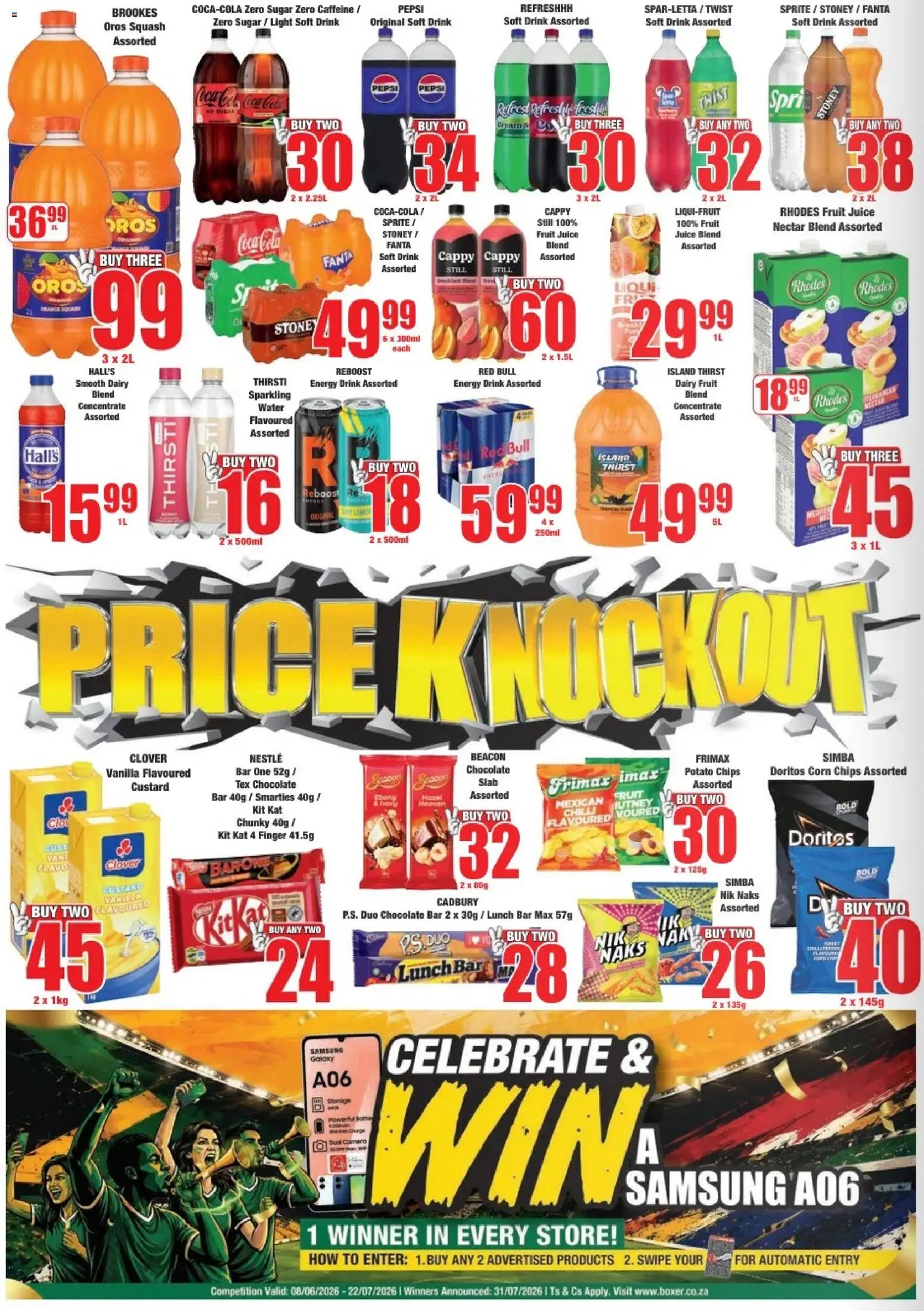 Boxer Gauteng - Specials