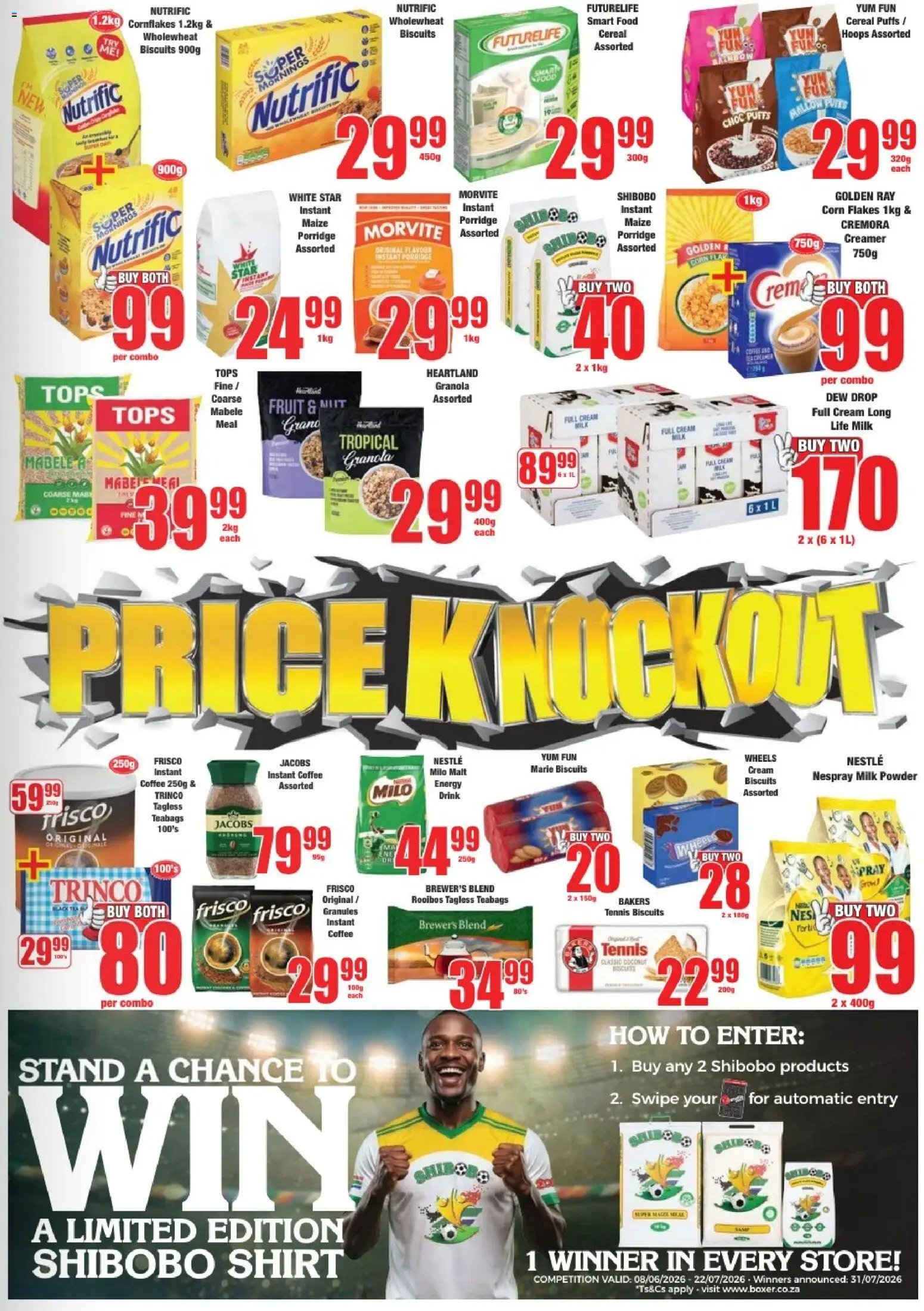 Boxer Gauteng - Specials