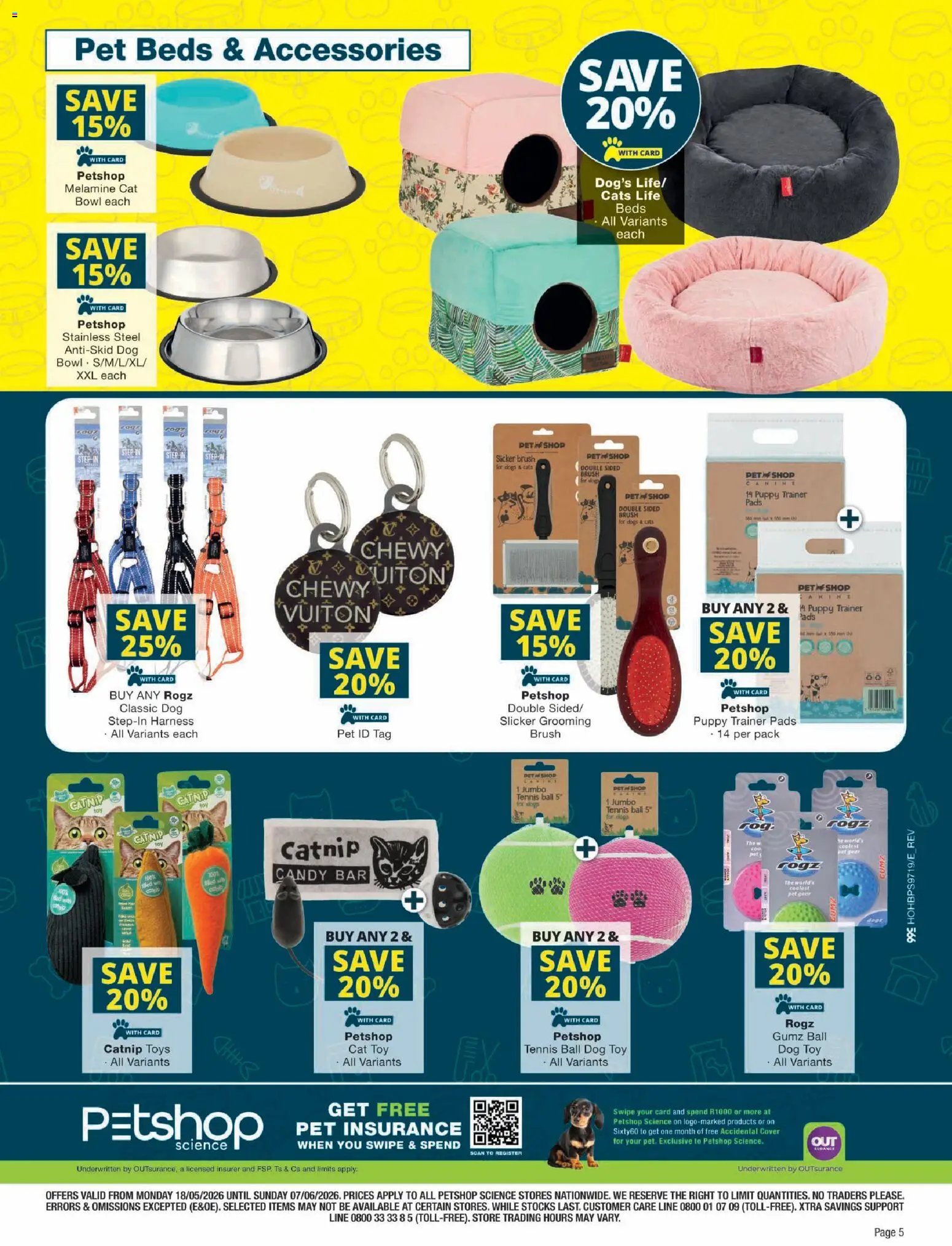 Checkers Petshop Science Autumn Deals