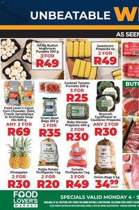Food Lover's Market Western Cape - Weekly Specials (2025-08-04 - 2025-08-10)