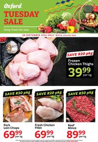 Oxford Freshmarket Tuesday Sale