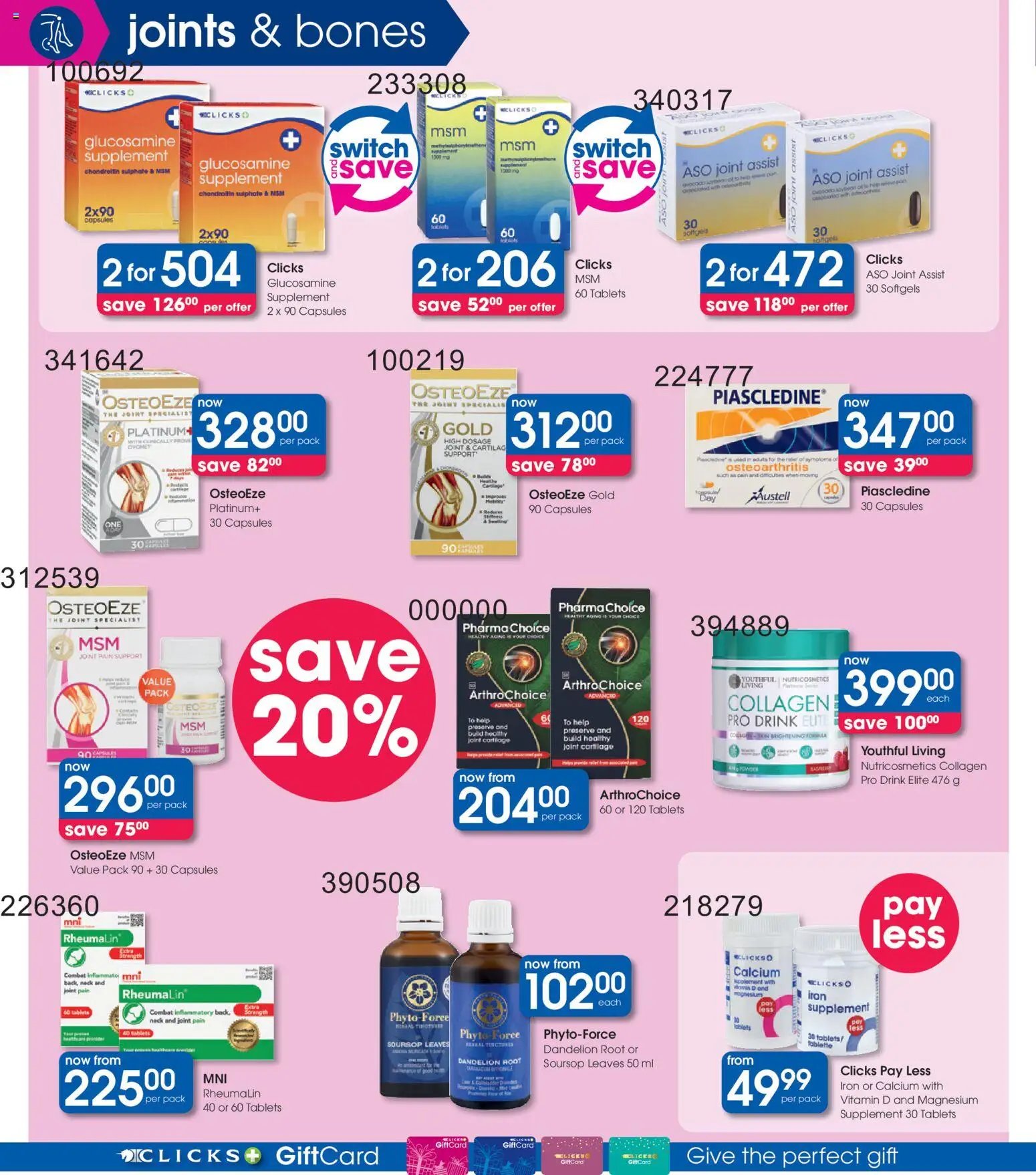 Clicks Healthcare Savings