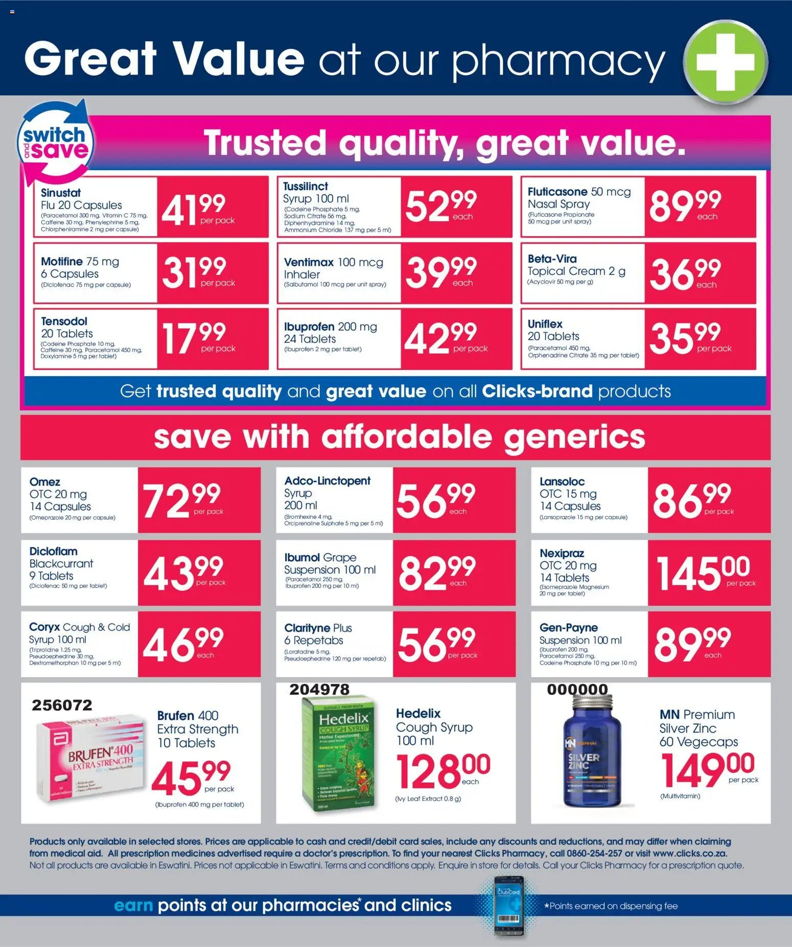Clicks Healthcare Savings