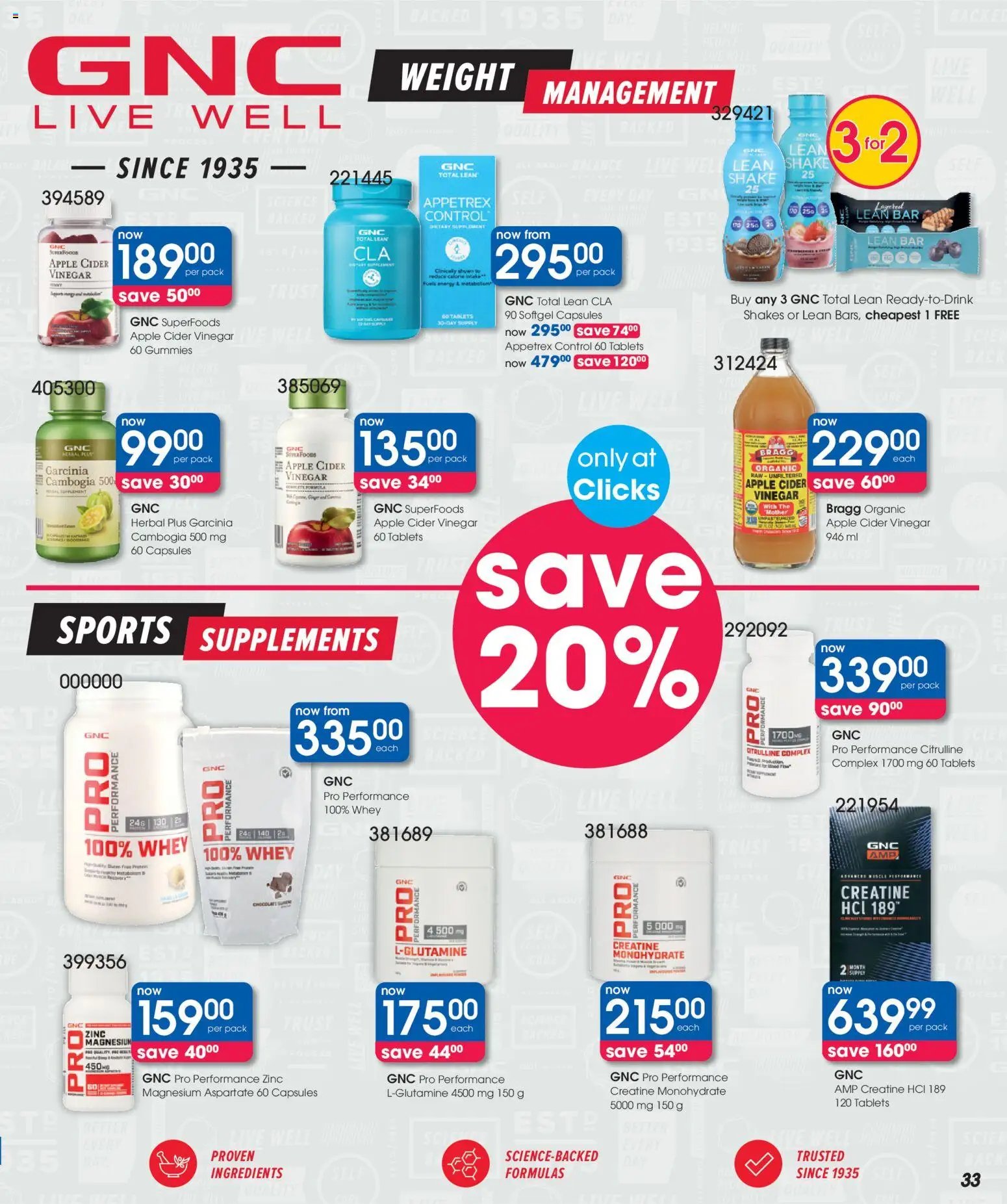 Clicks Healthcare Savings