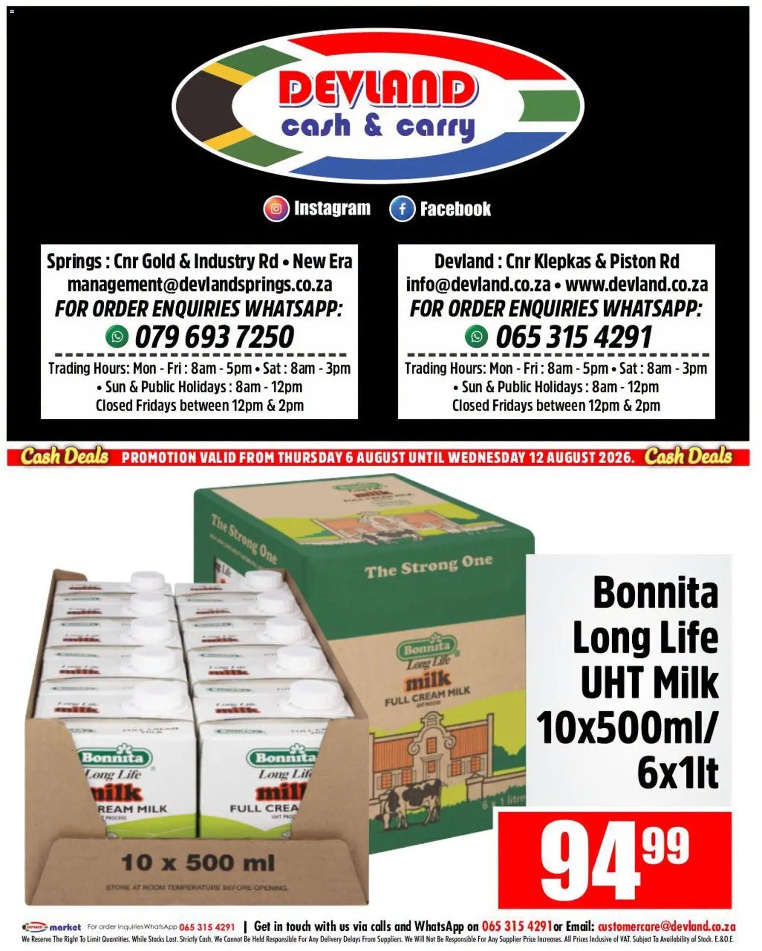 Devland Cash Deals