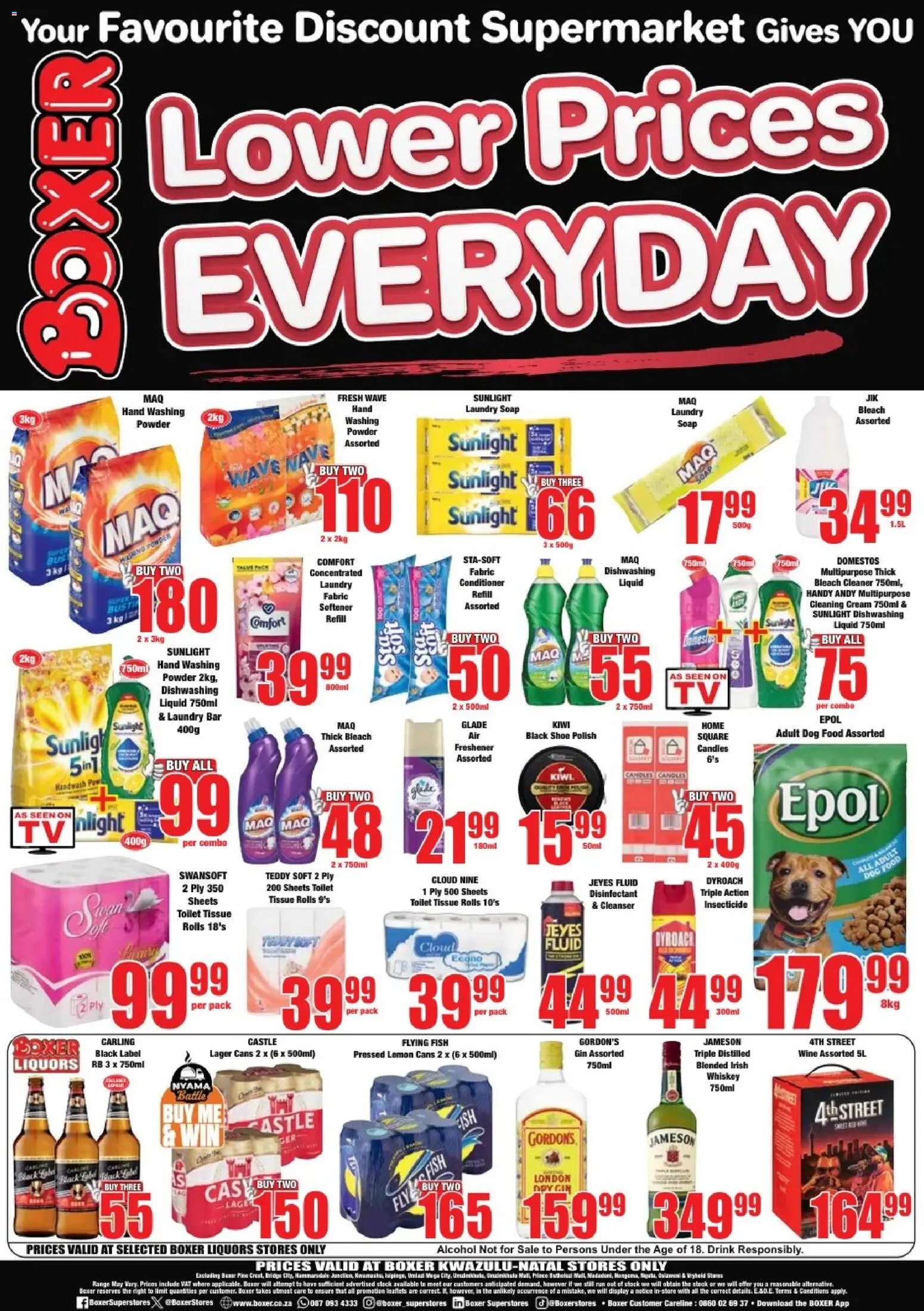 Boxer KwaZulu-Natal - Specials