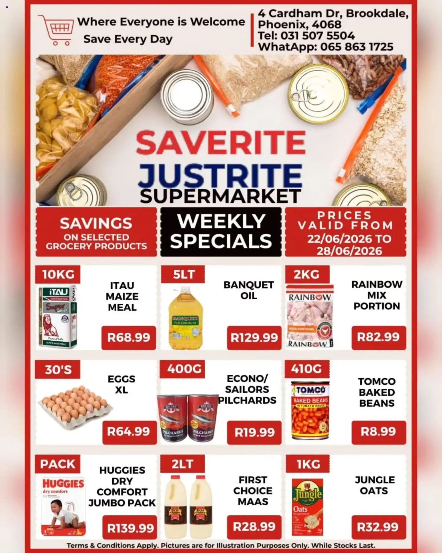 Saverite Specials