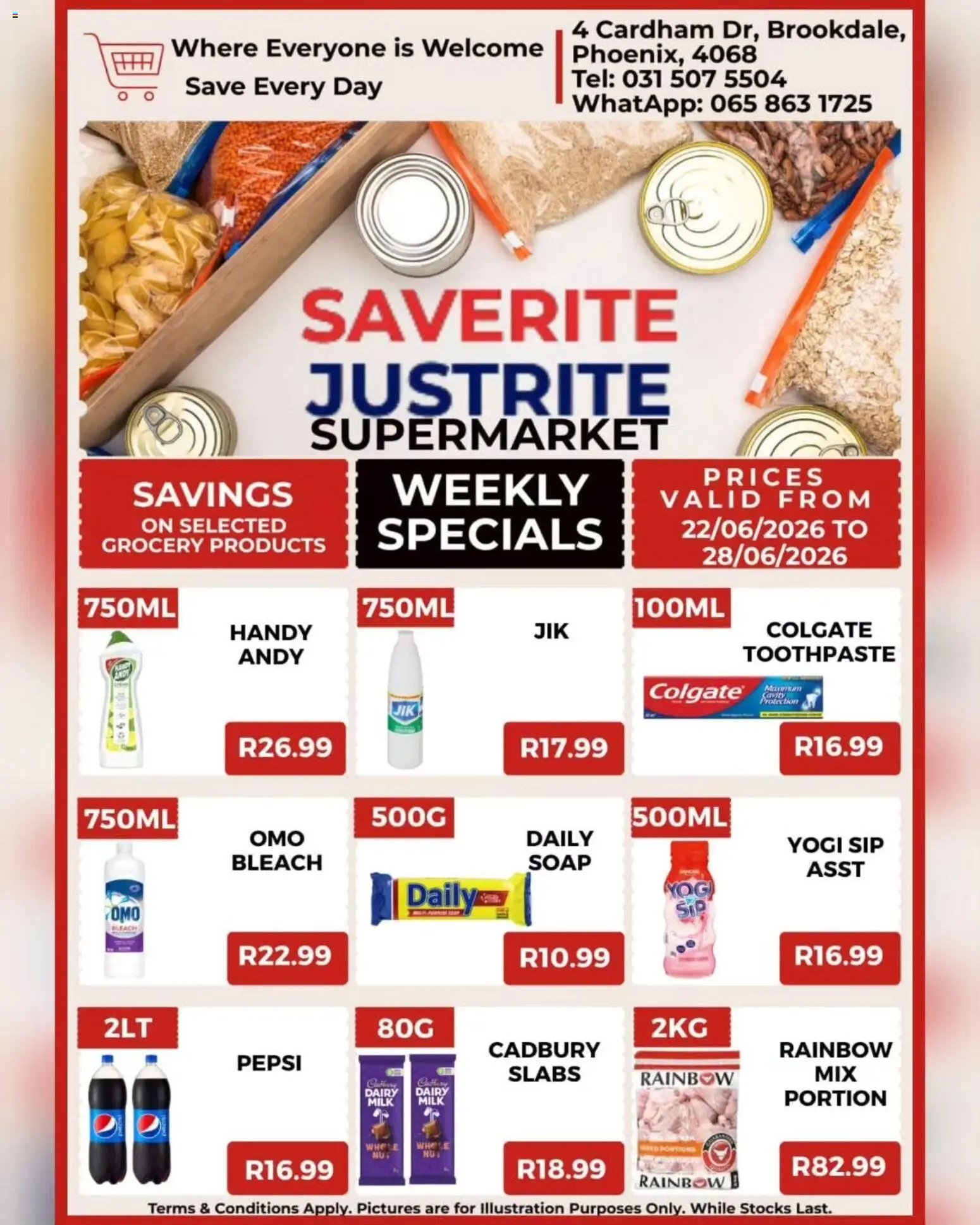 Saverite Specials