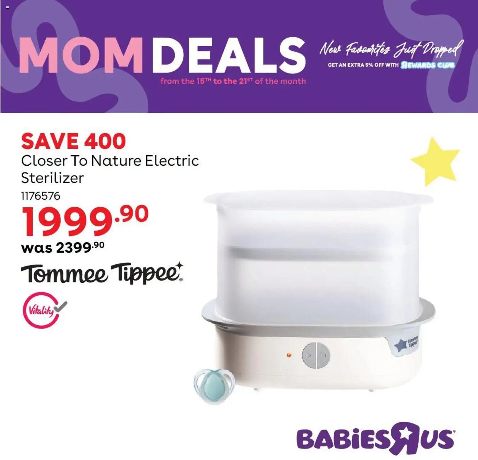 Babies R Us Mom Deals