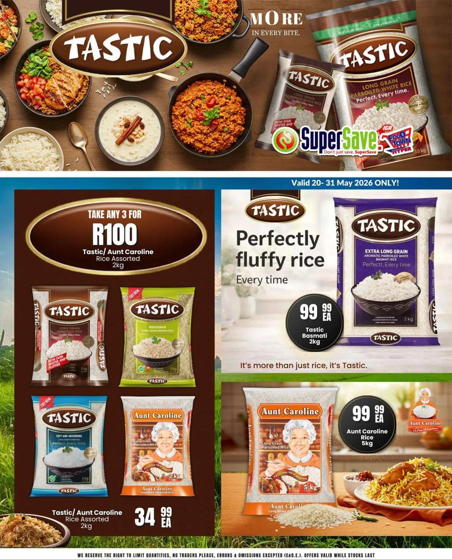 Super Save Tastic Specials